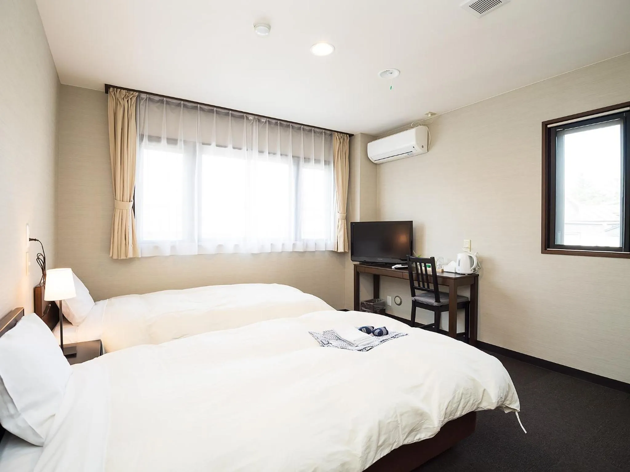 Bedroom, Bed in Kusatsu onsen Futabaya