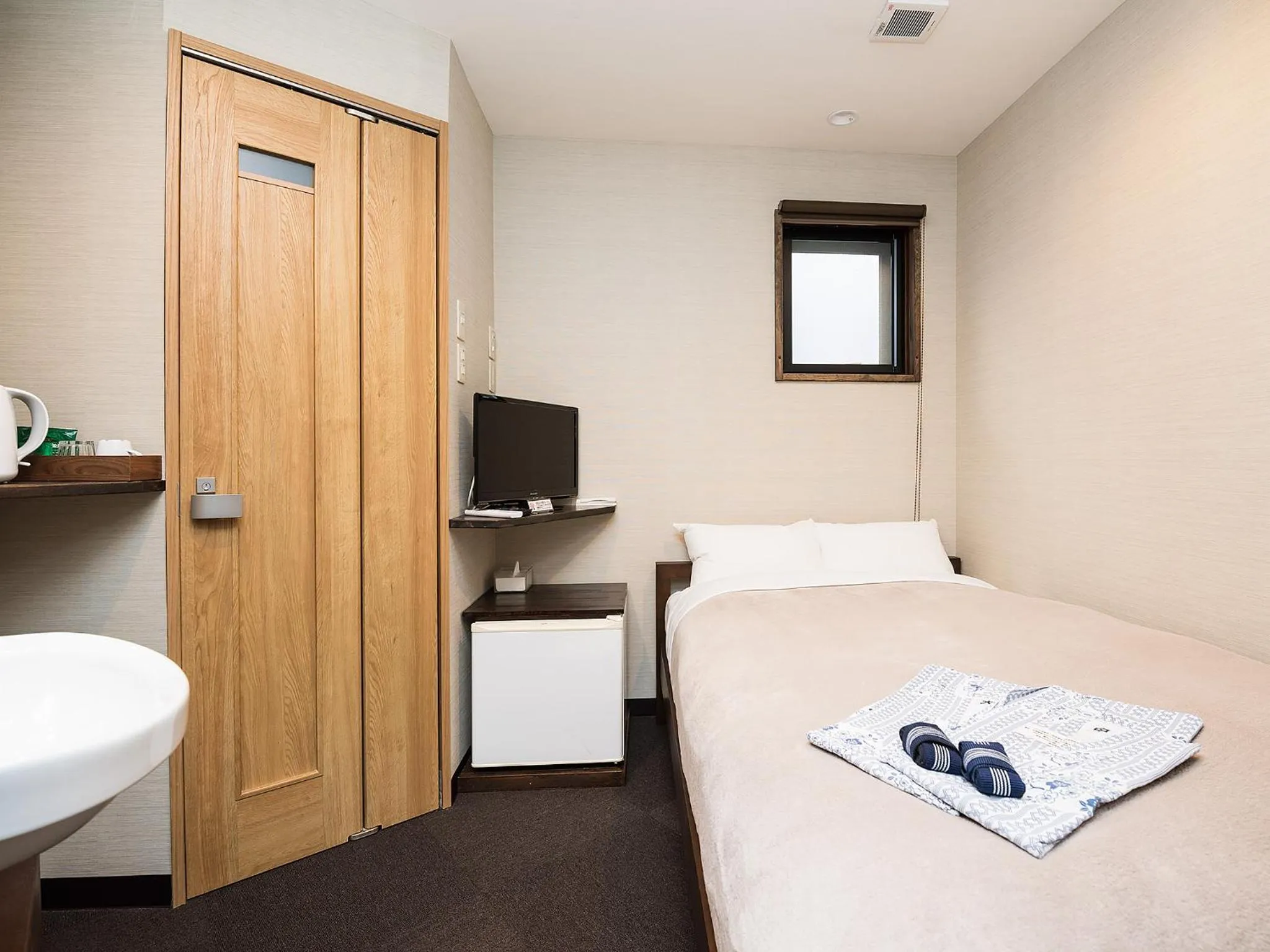 Bedroom, Bed in Kusatsu onsen Futabaya