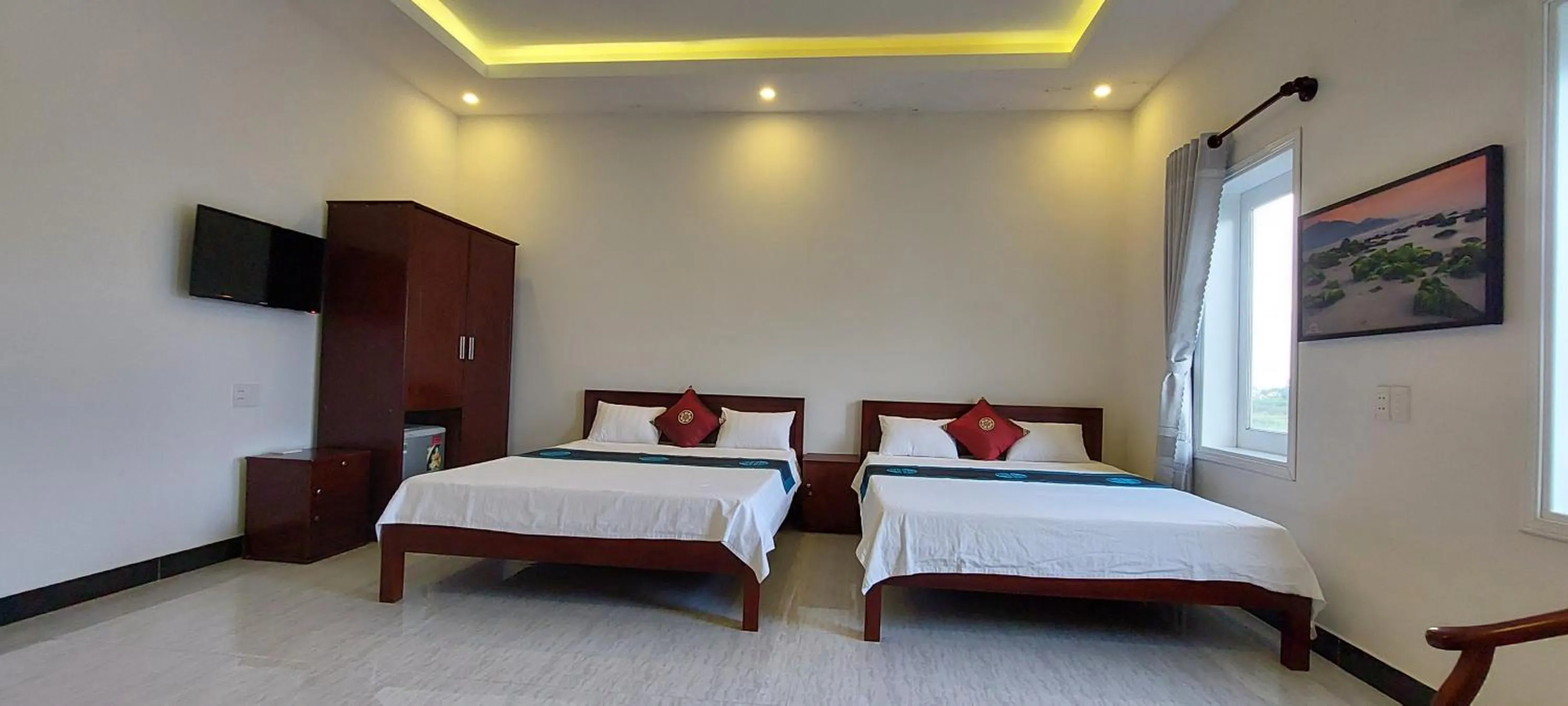 Bed in Basil Homestay