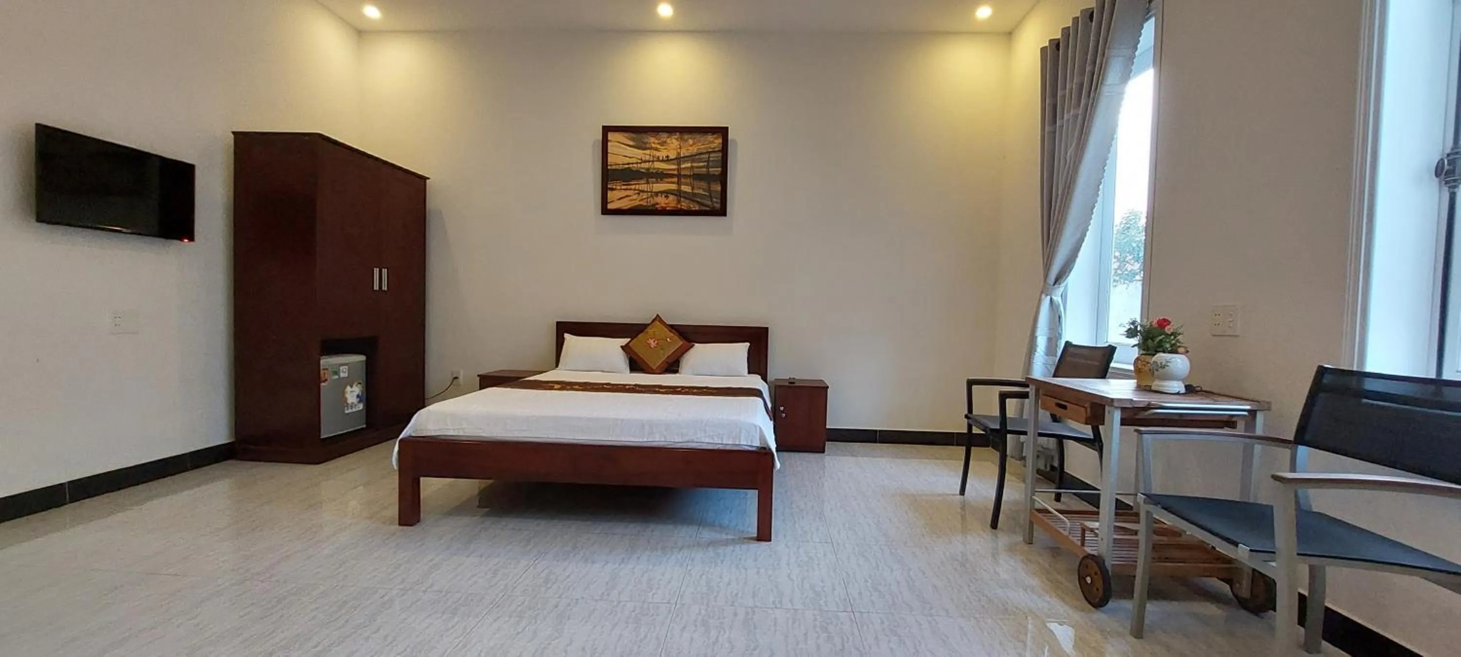 Bed in Basil Homestay