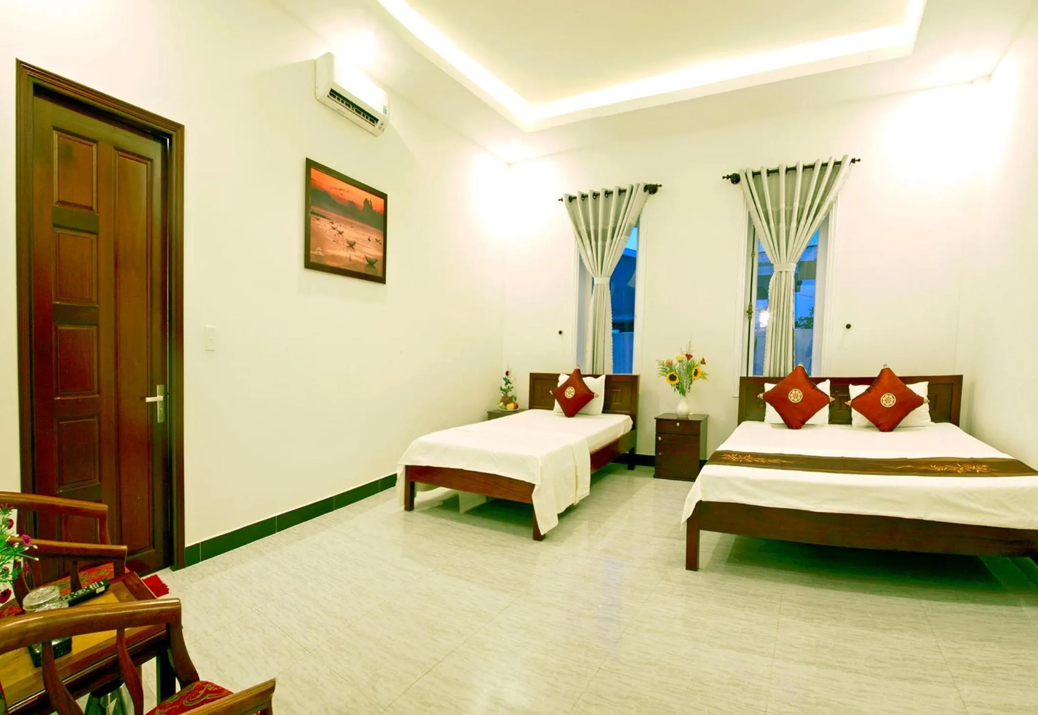 Bed in Basil Homestay