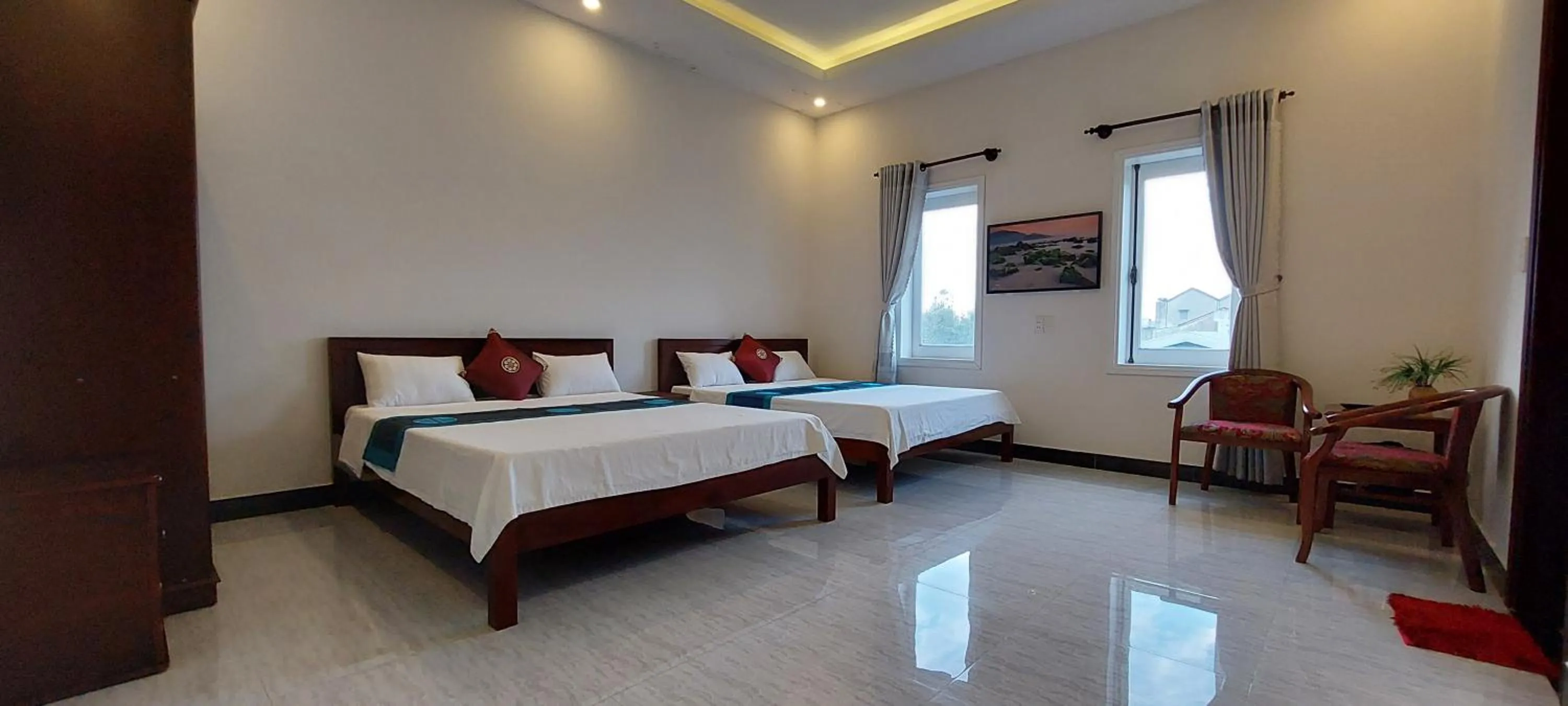 Bed in Basil Homestay