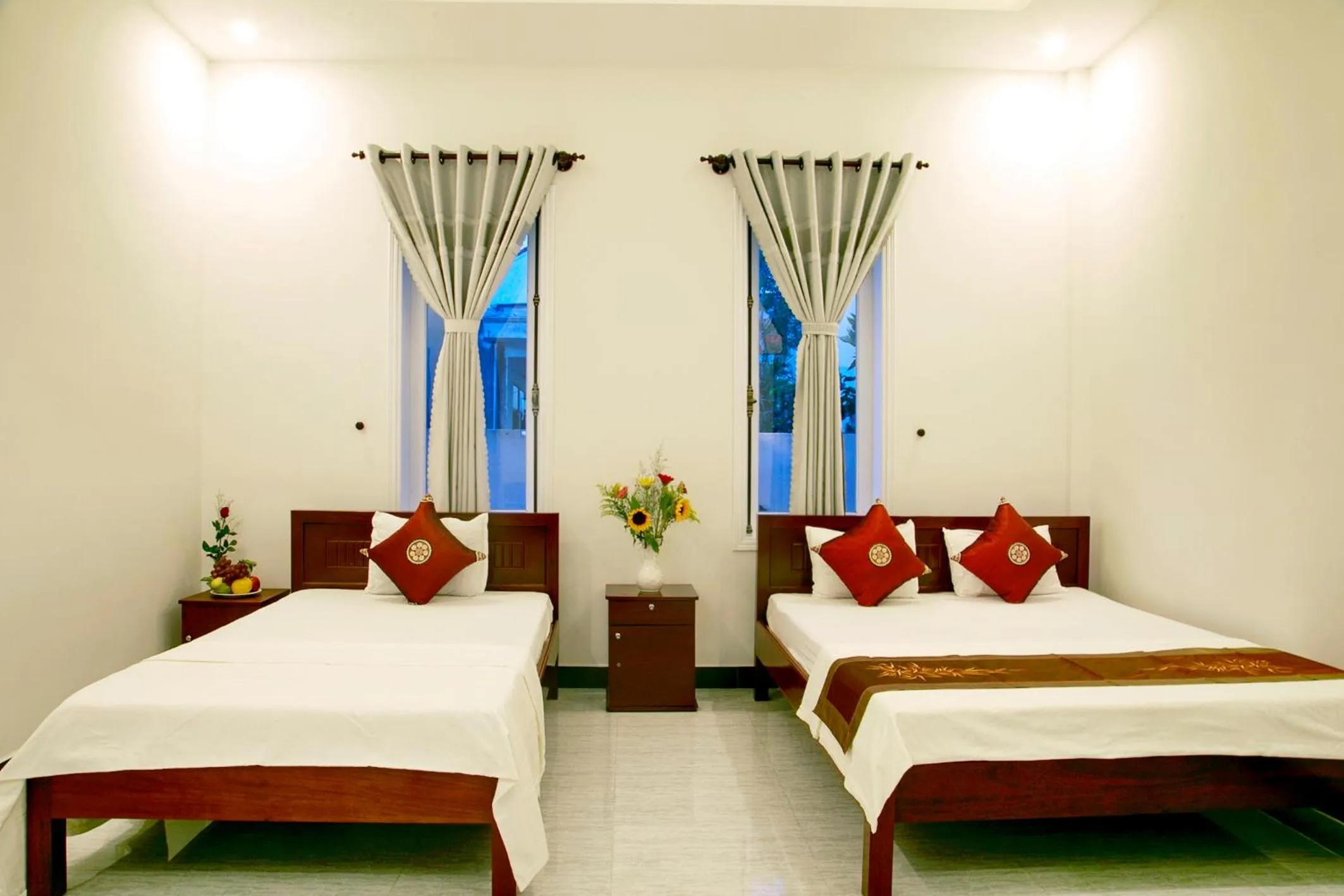 Bed in Basil Homestay