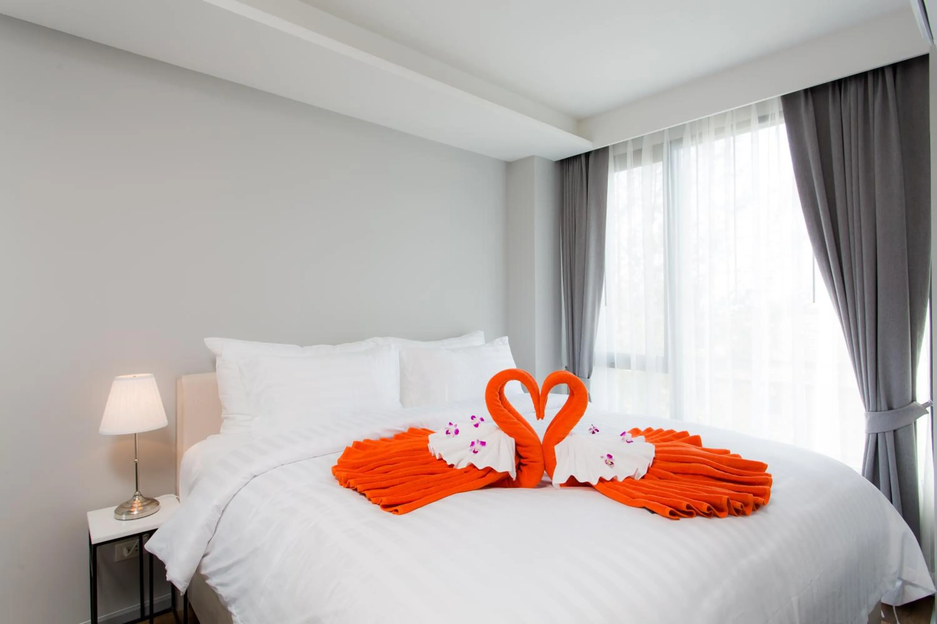 Bedroom, Bed in 6th Avenue Surin Beach - Official Account