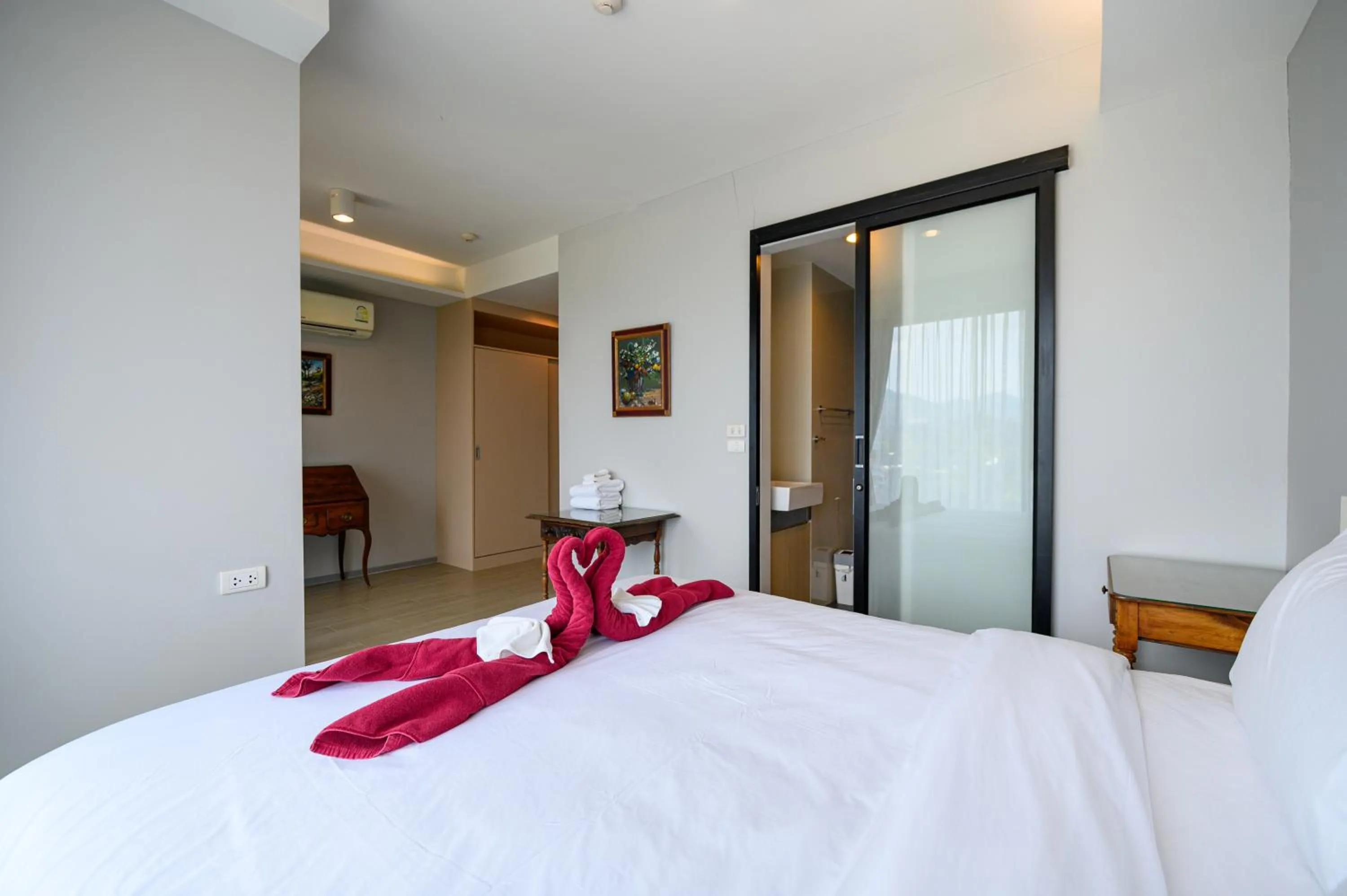 Bedroom, Bed in 6th Avenue Surin Beach - Official Account