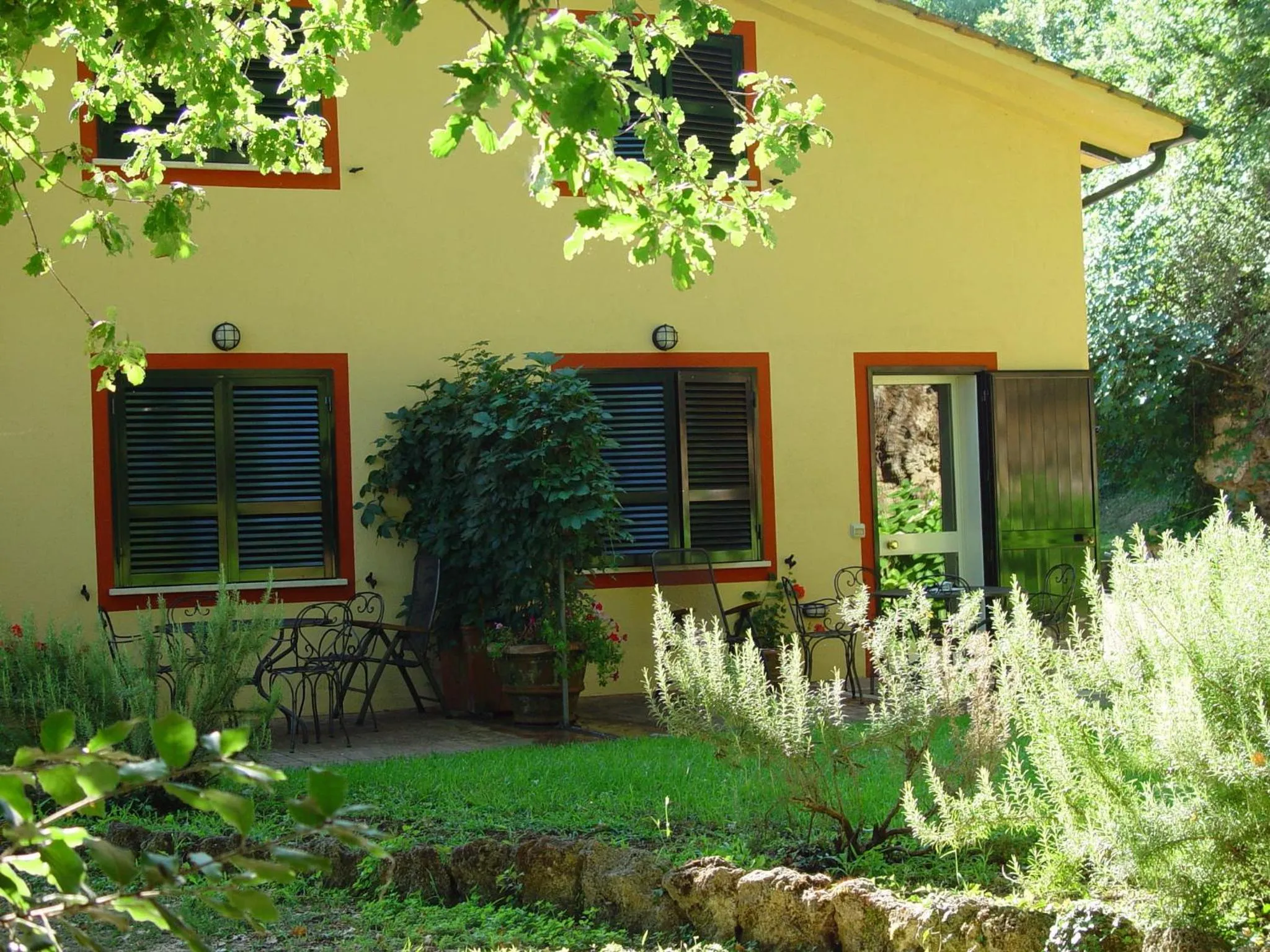 Patio in Agriturismo La Sovana