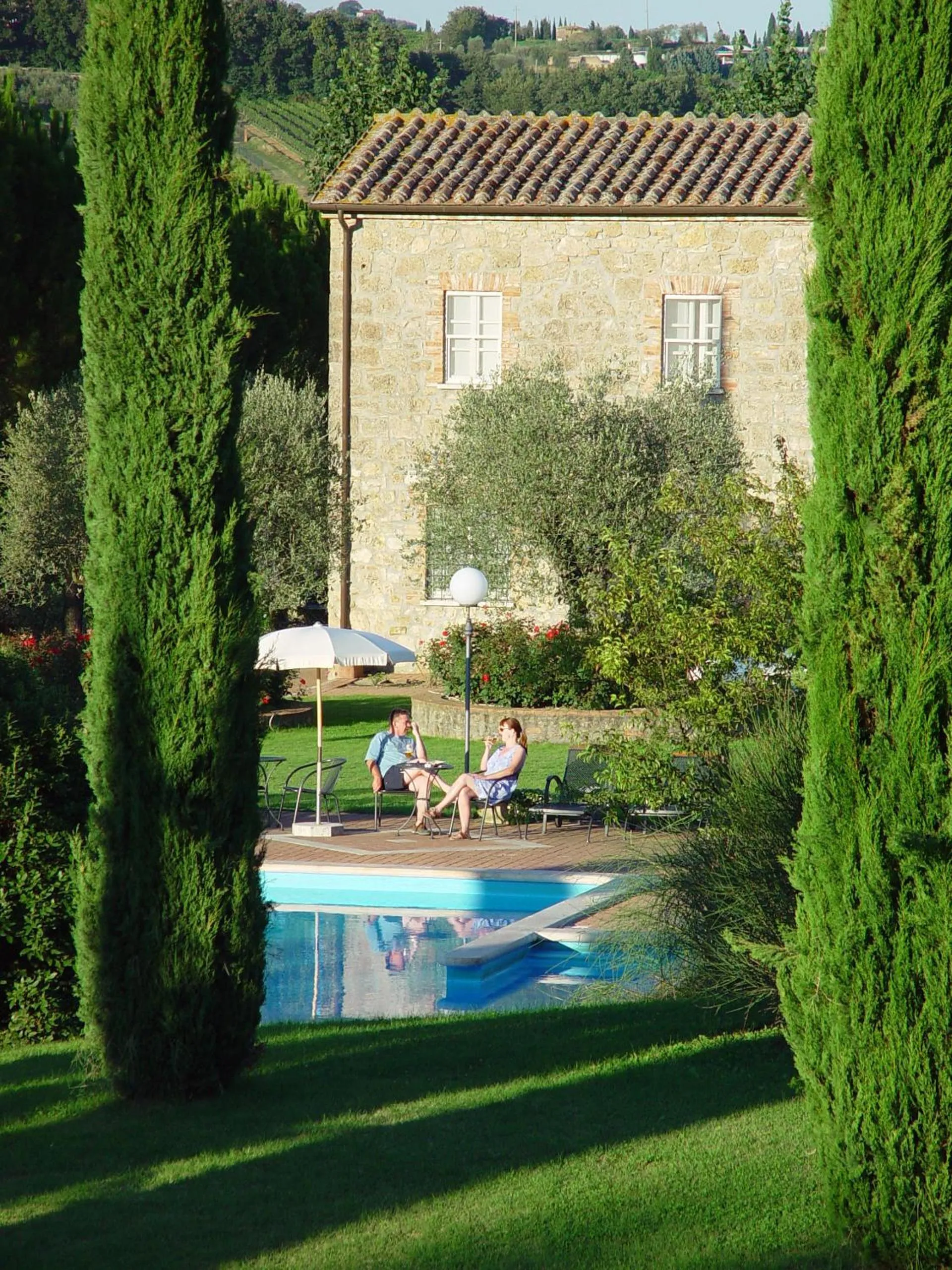Patio in Agriturismo La Sovana
