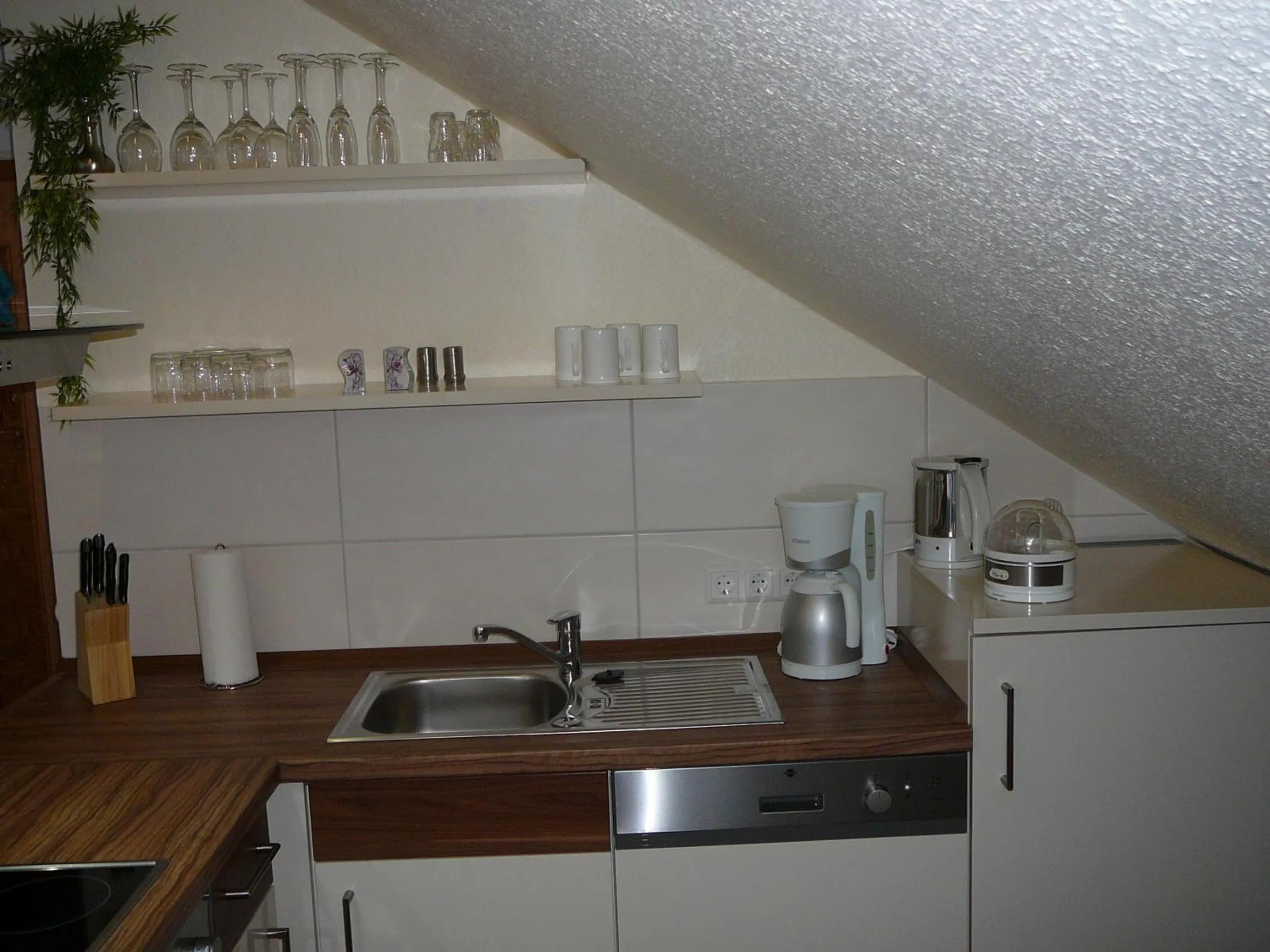 Kitchen or kitchenette in Haus Drei Tannen