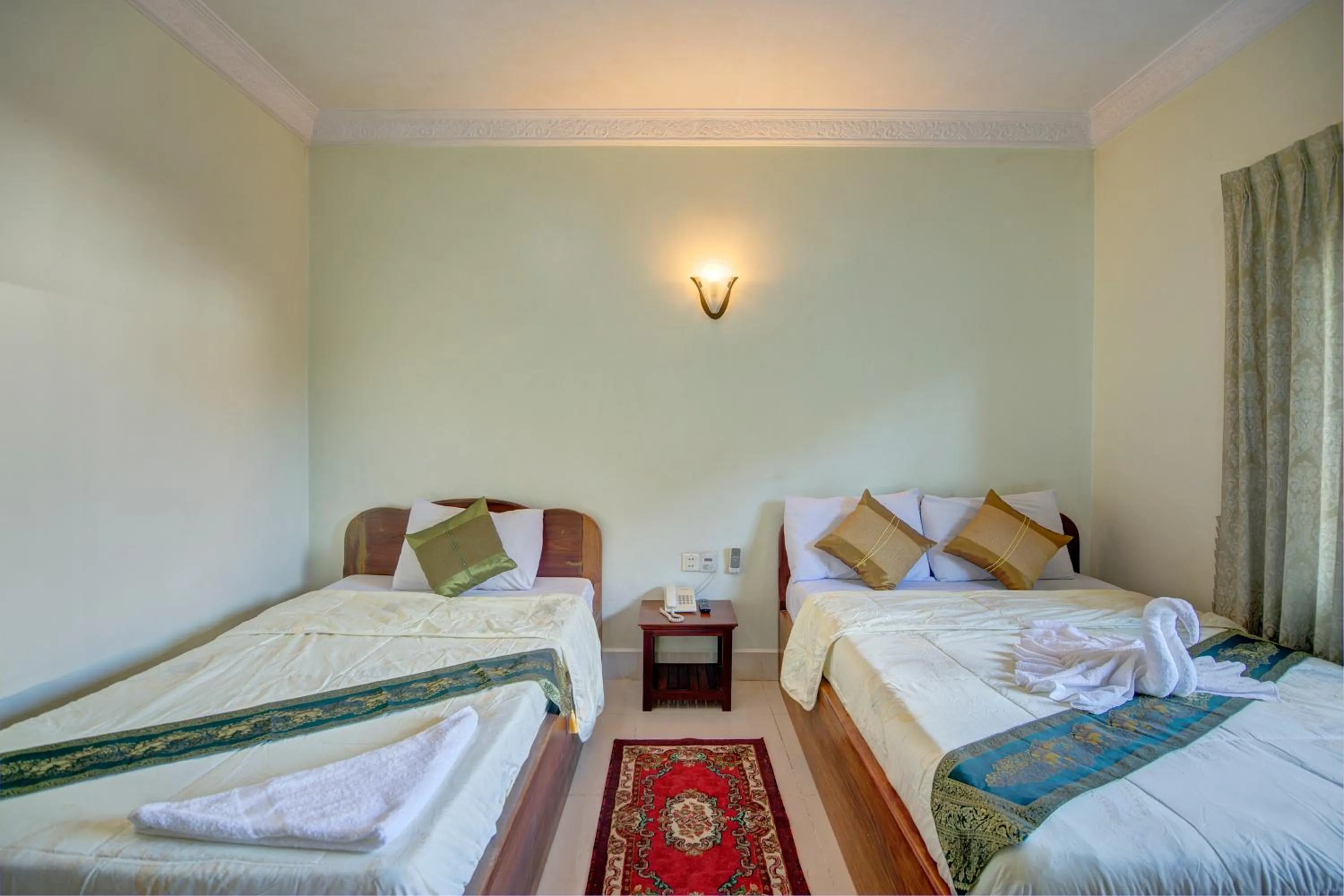 Photo of the whole room, Bed in DV Angkor Villa