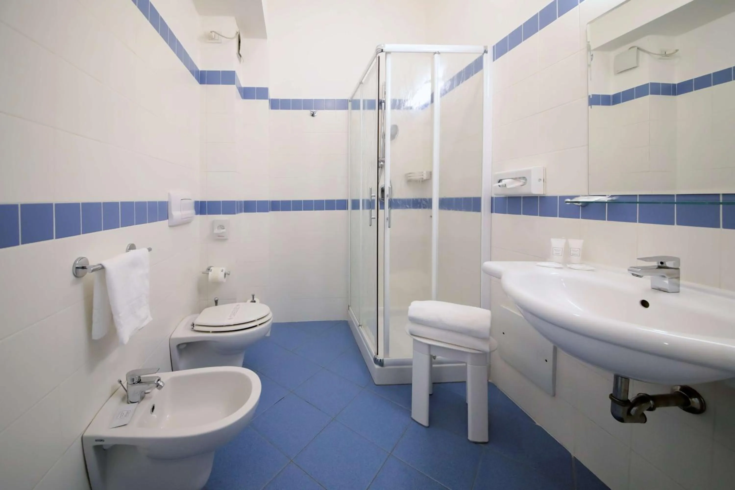 Toilet in Best Western Hotel Cristallo Mantova