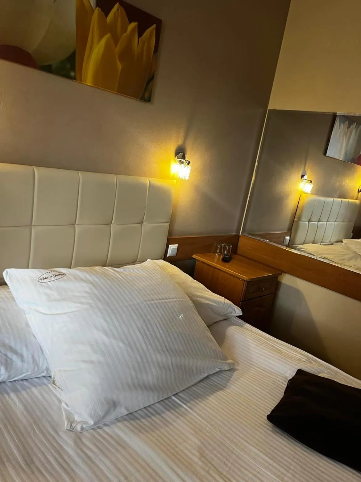 Bed in Hotel U Grubego