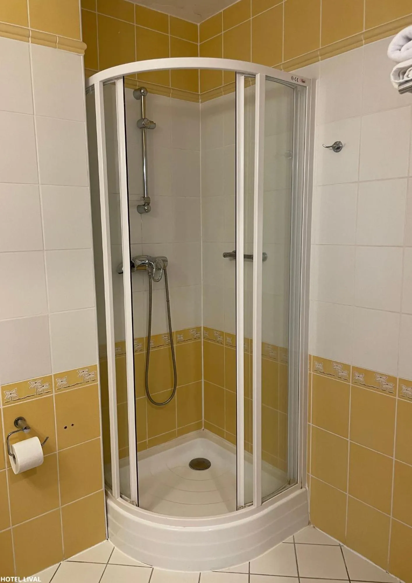 Shower in Hotel Lival