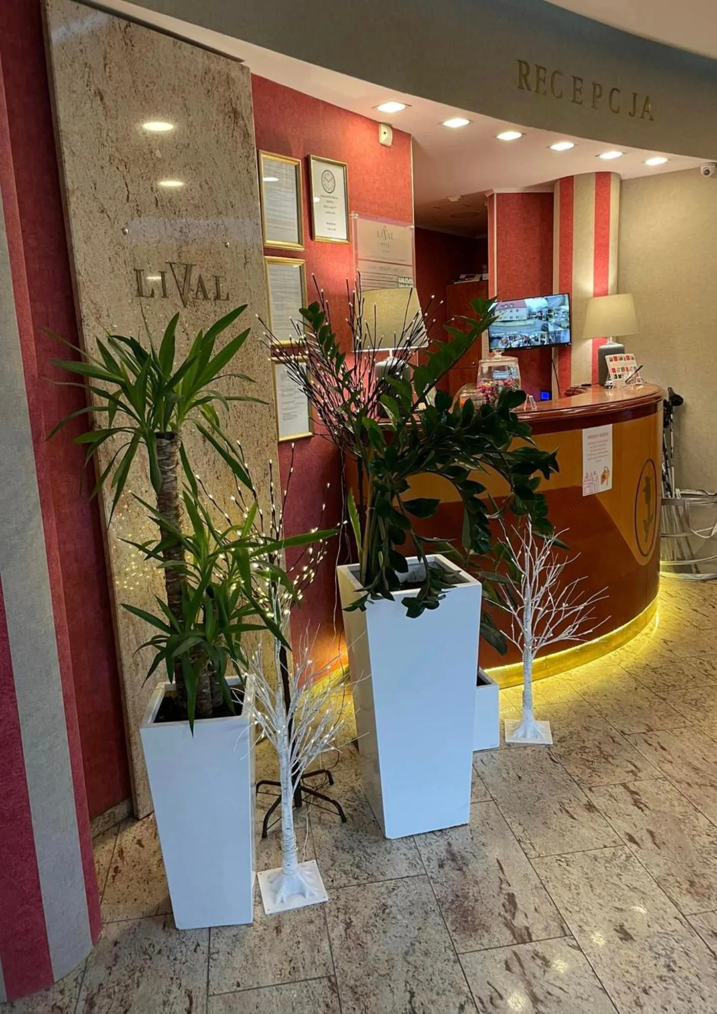 Lobby or reception in Hotel Lival