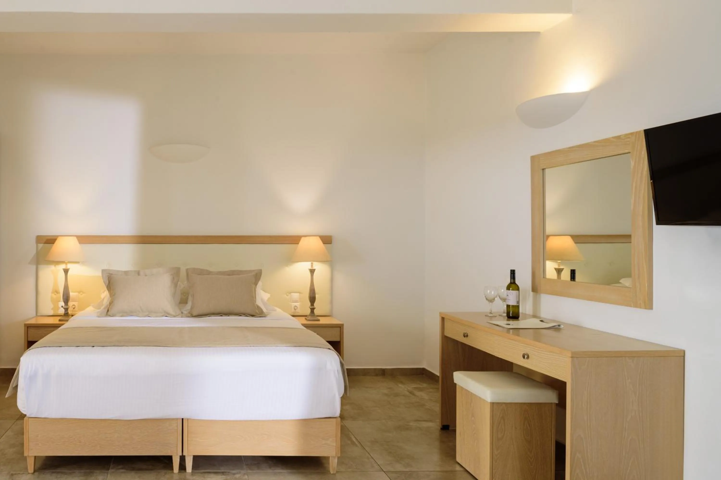 Bed in Aliter Suites