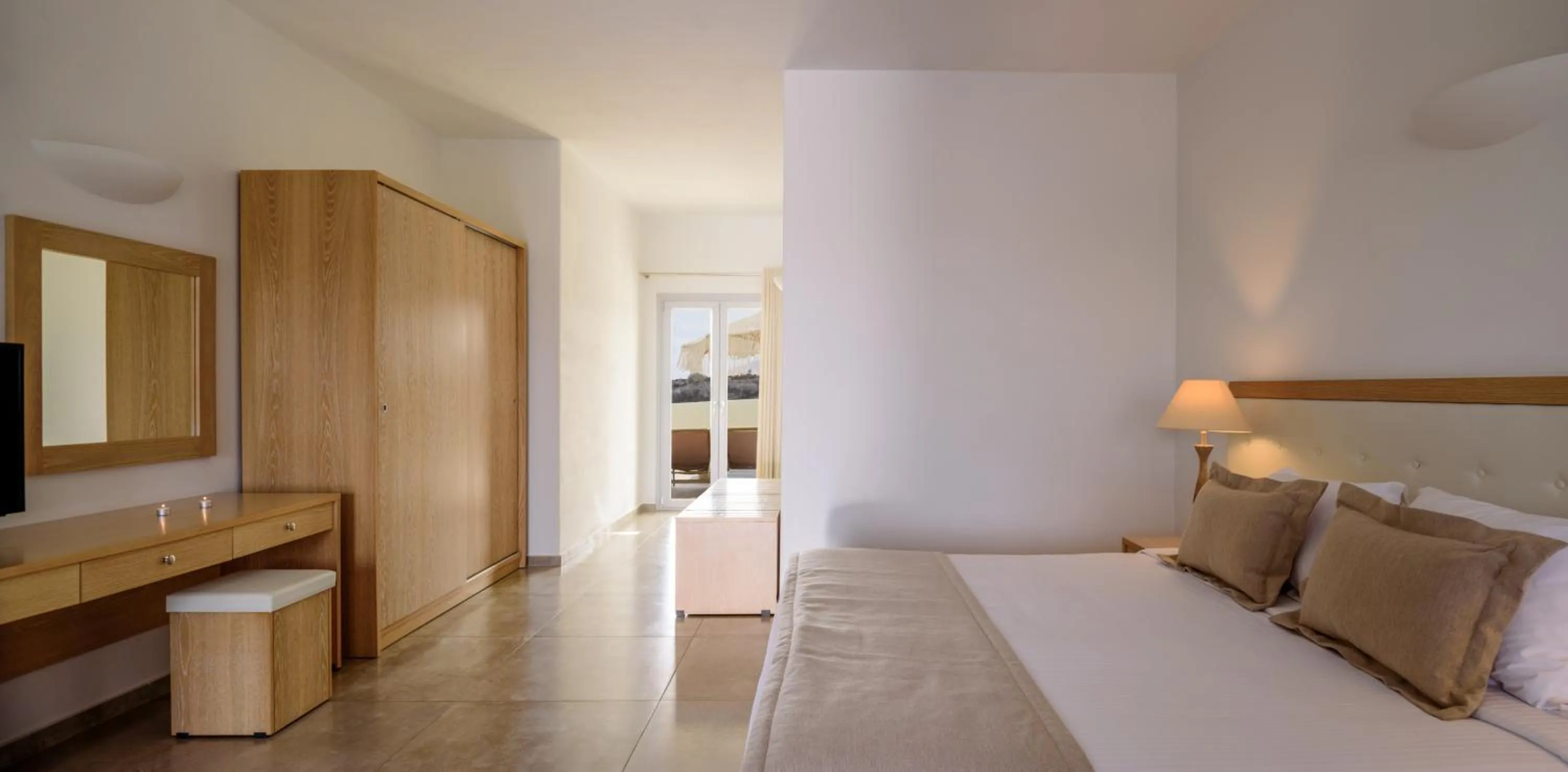 Bed in Aliter Suites