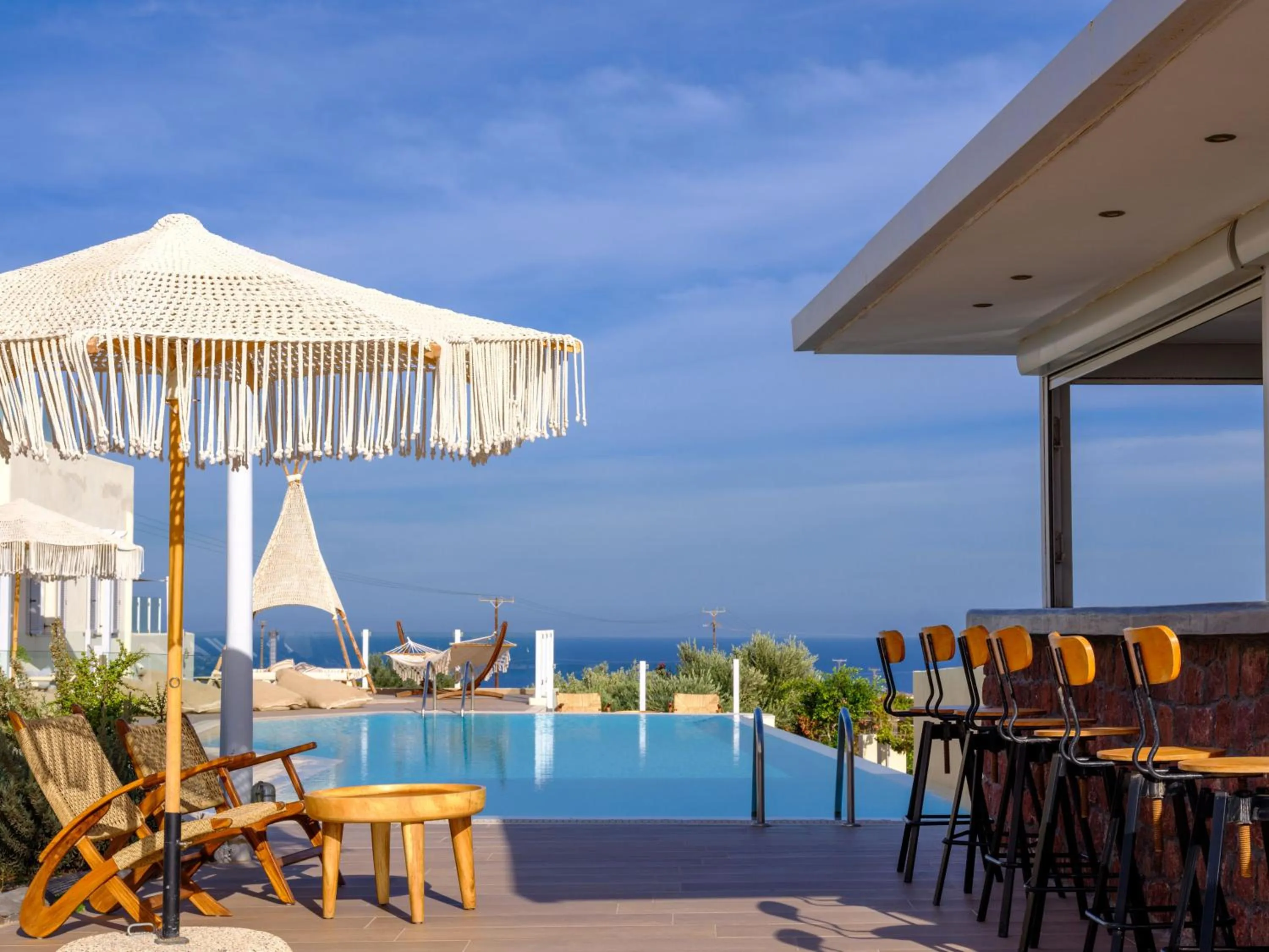 Swimming pool in Aliter Suites