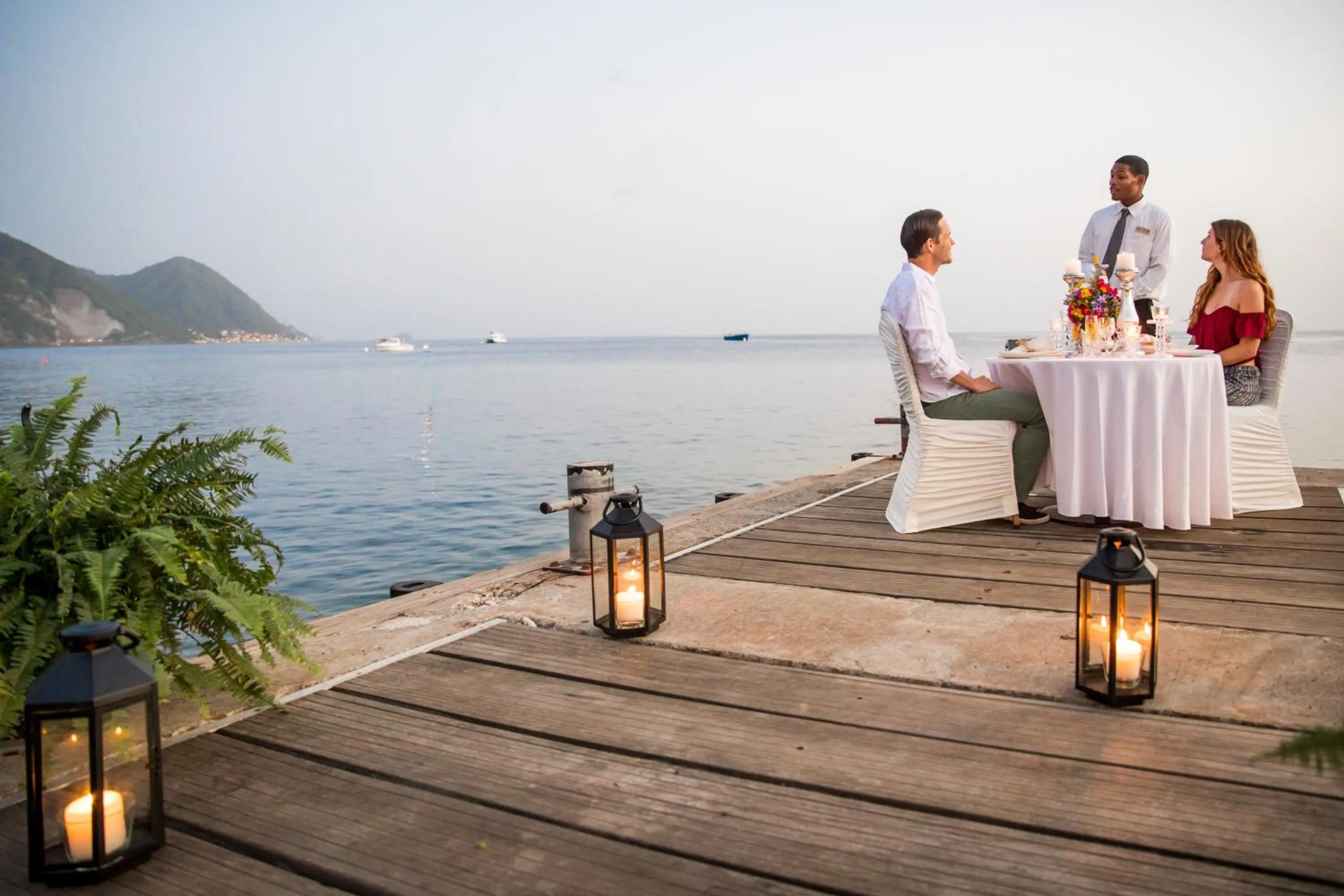 Dinner in Fort Young Hotel