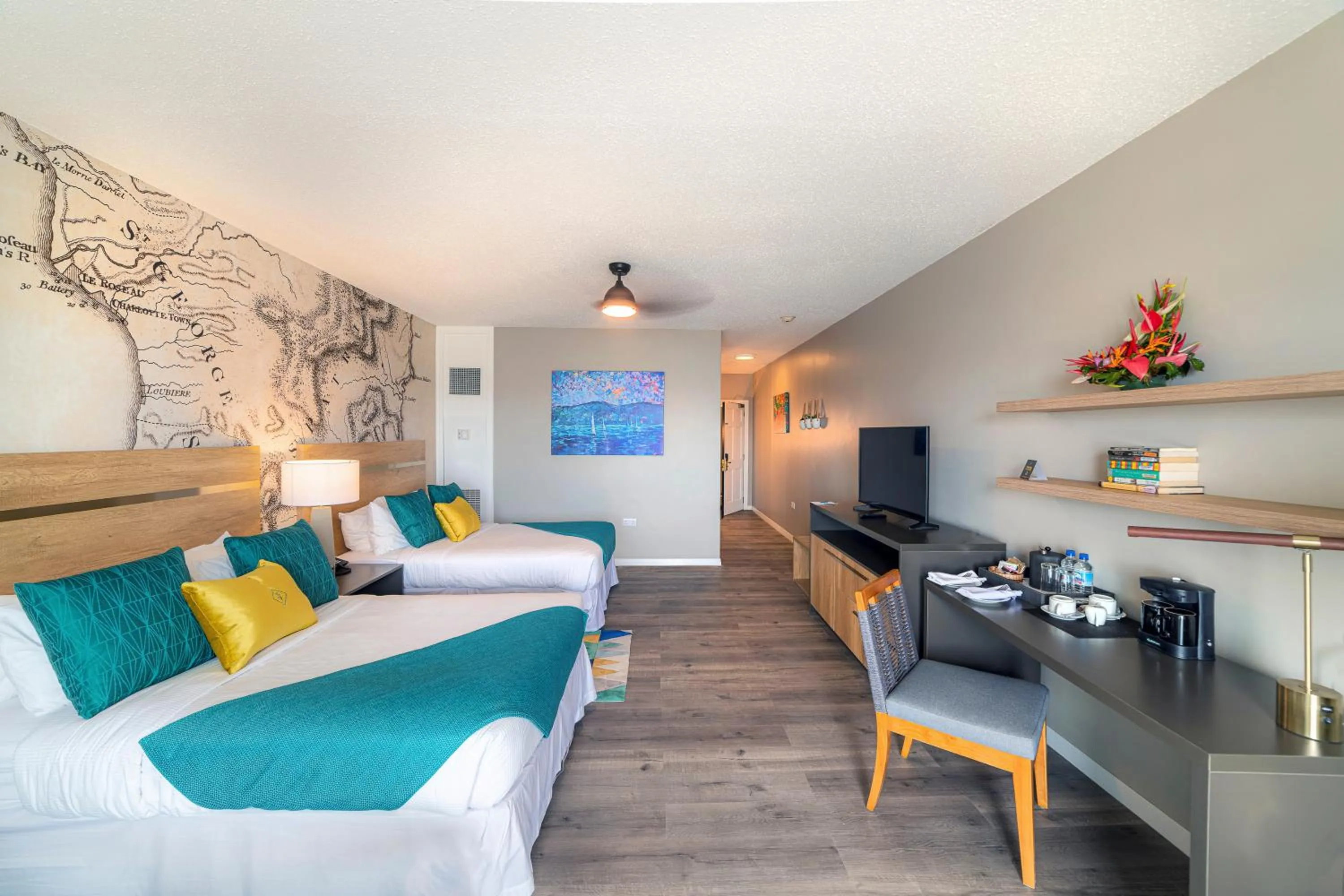 Bed in Fort Young Hotel