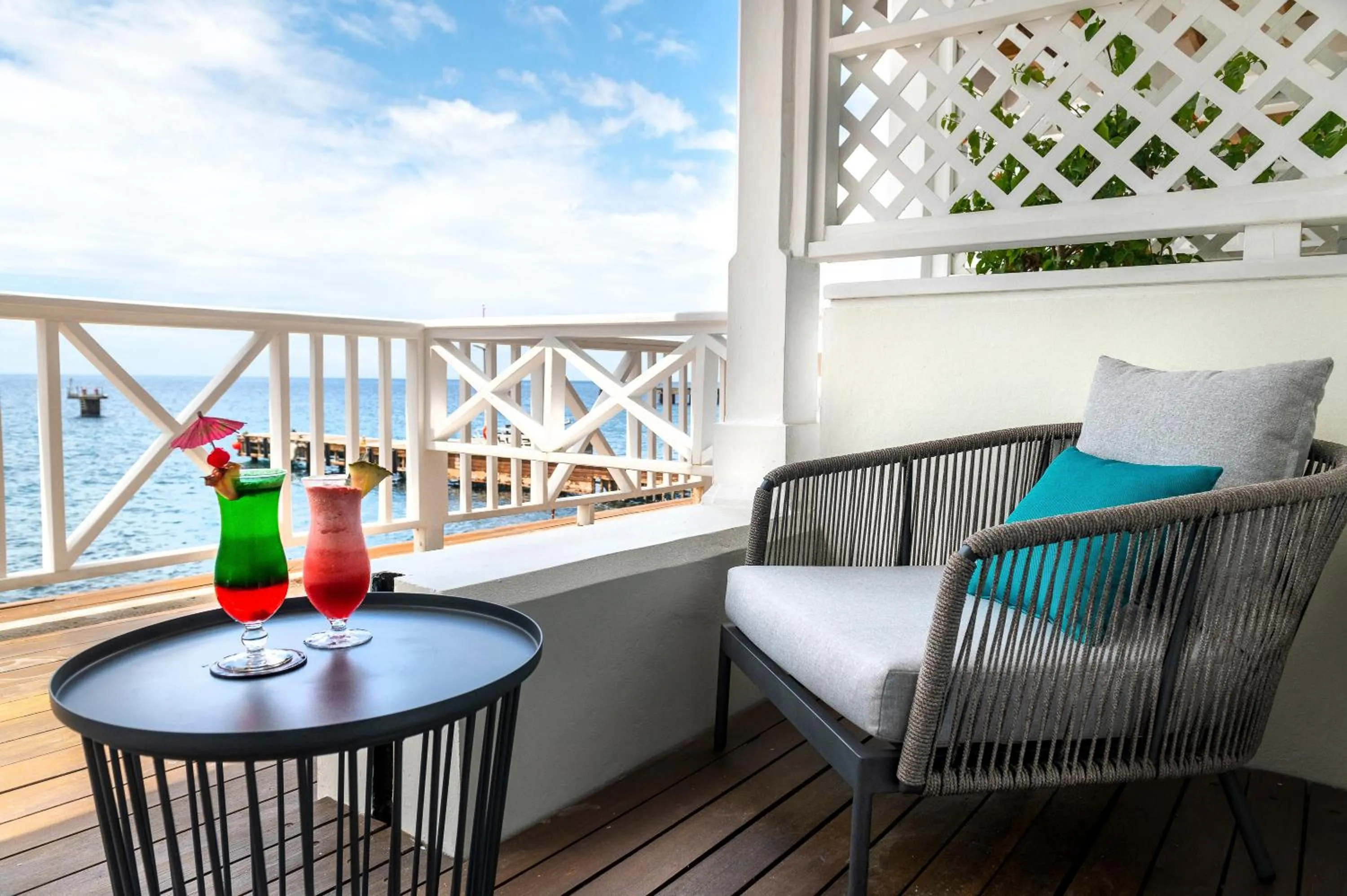 Patio in Fort Young Hotel