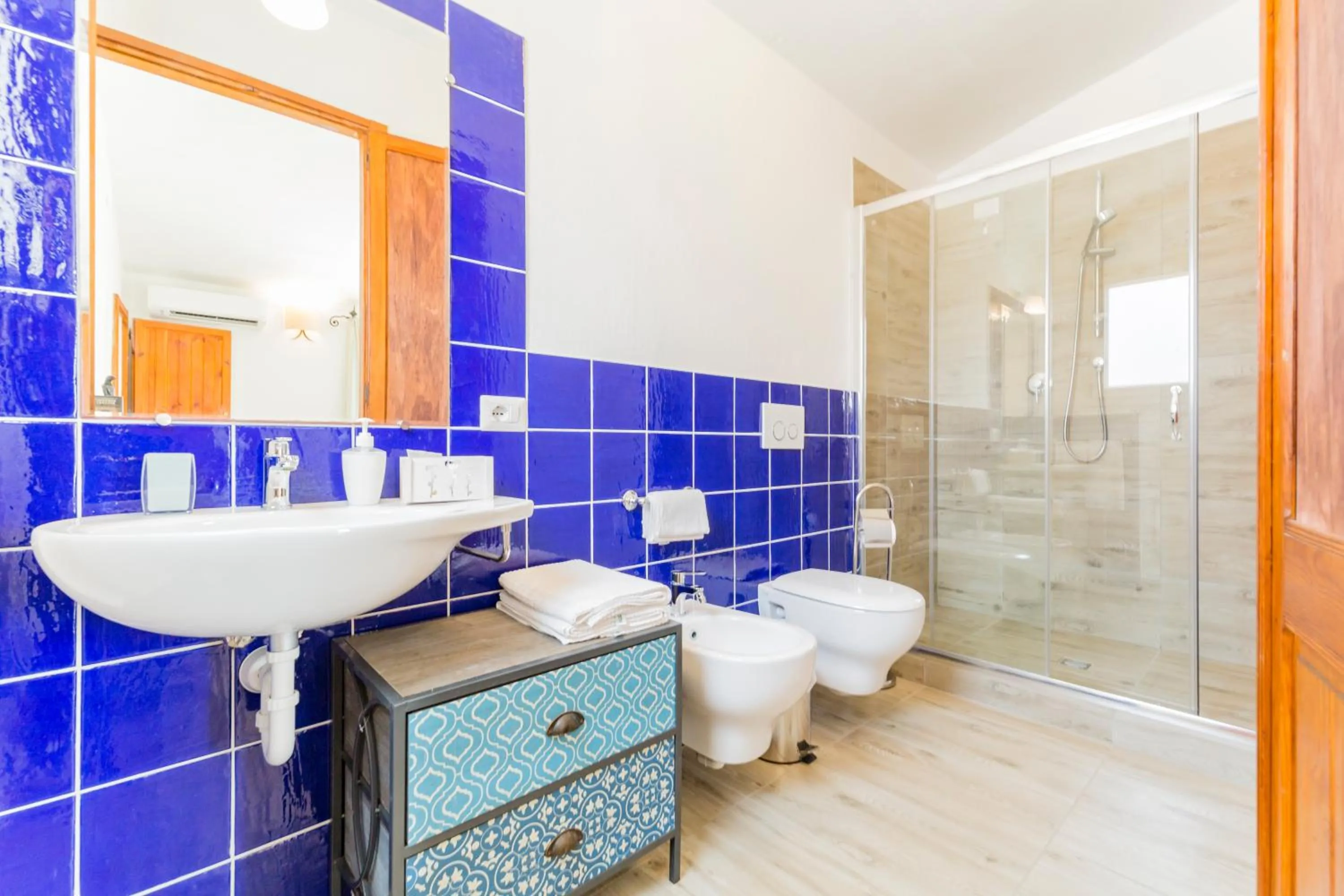 Shower in Villa Brigida