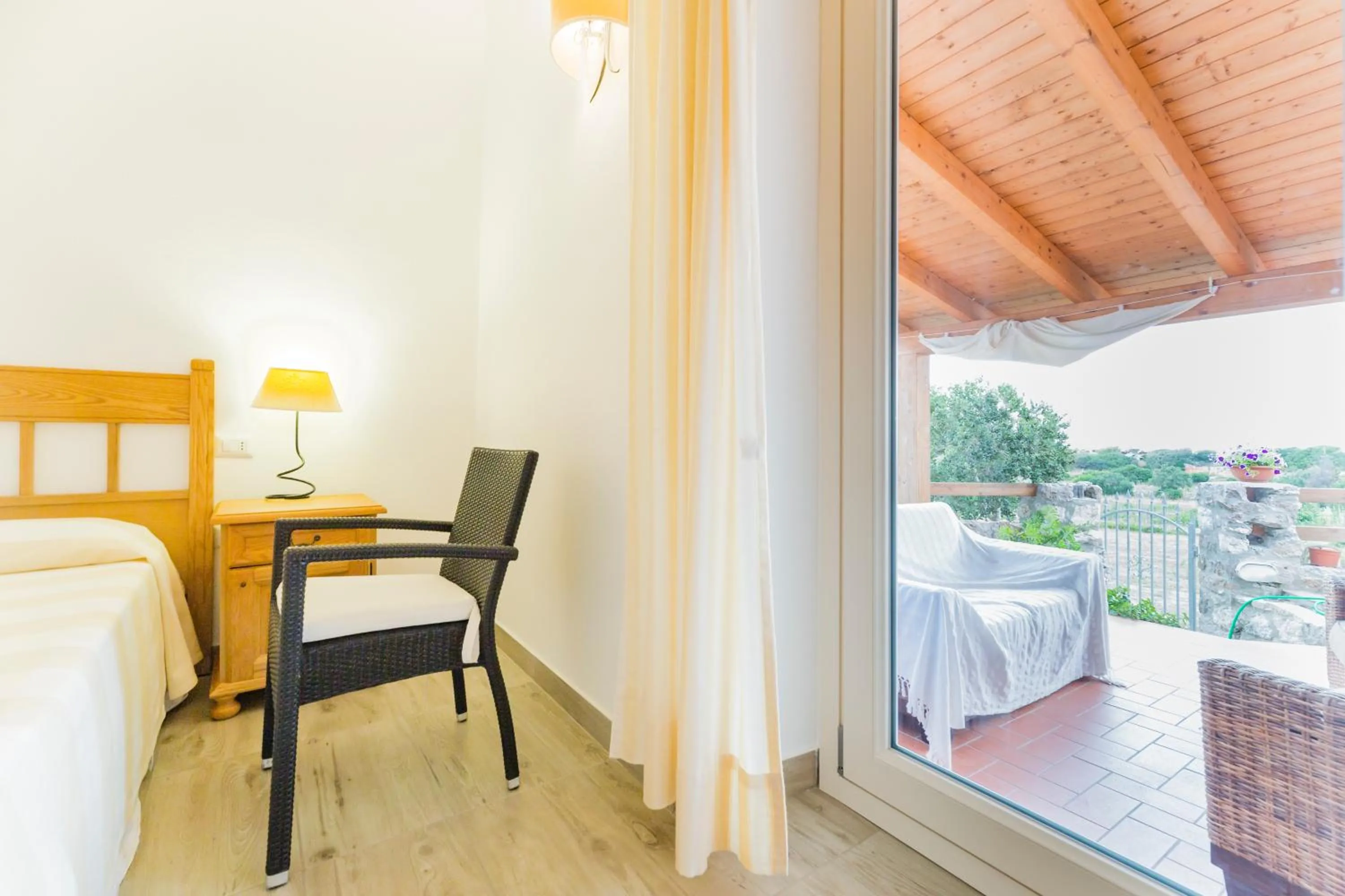 Garden view in Villa Brigida