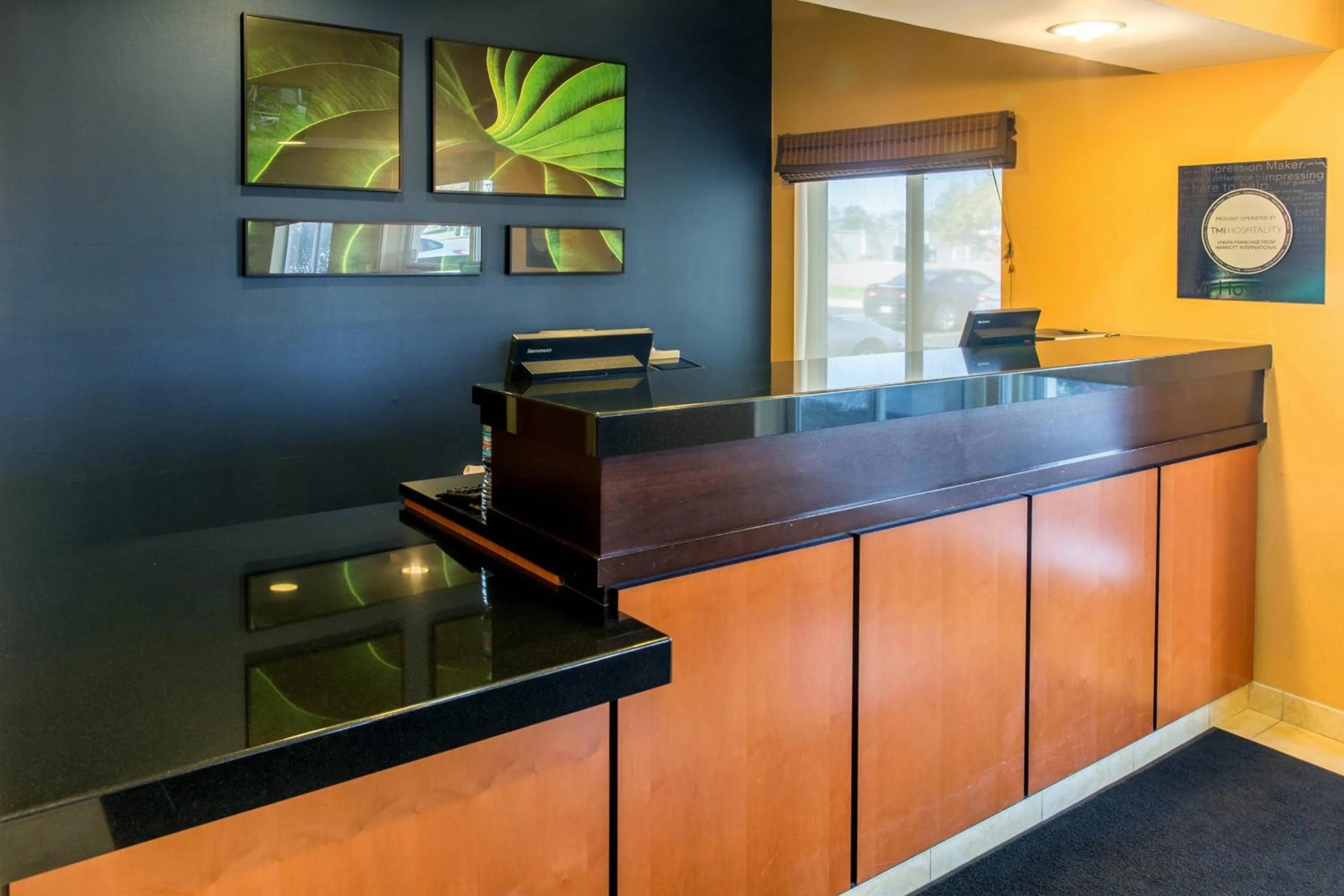 Lobby or reception in Fairfield Inn & Suites Canton