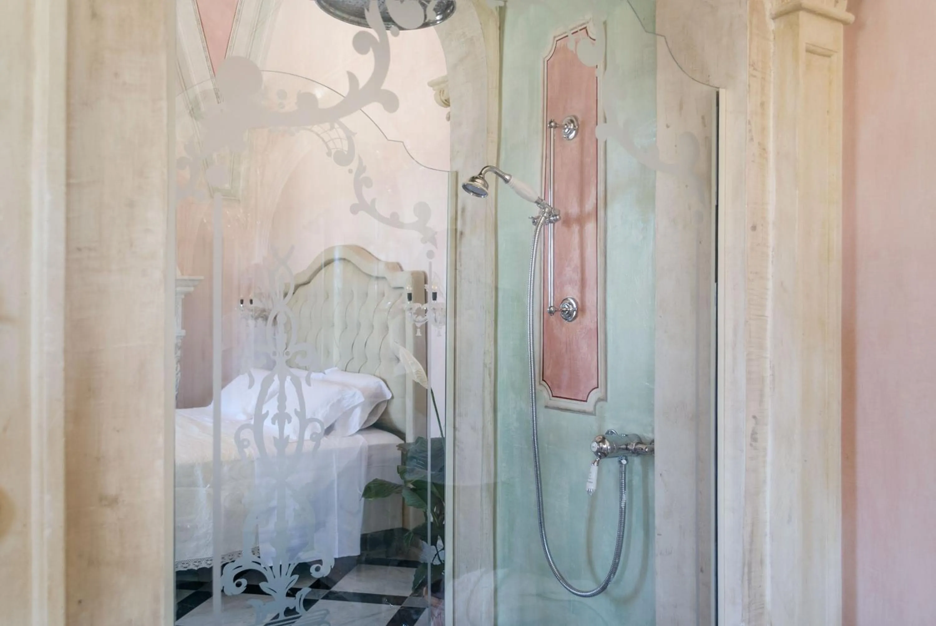 Bathroom, Bed in Tenuta Mosè Charming House&Relais Gallipoli