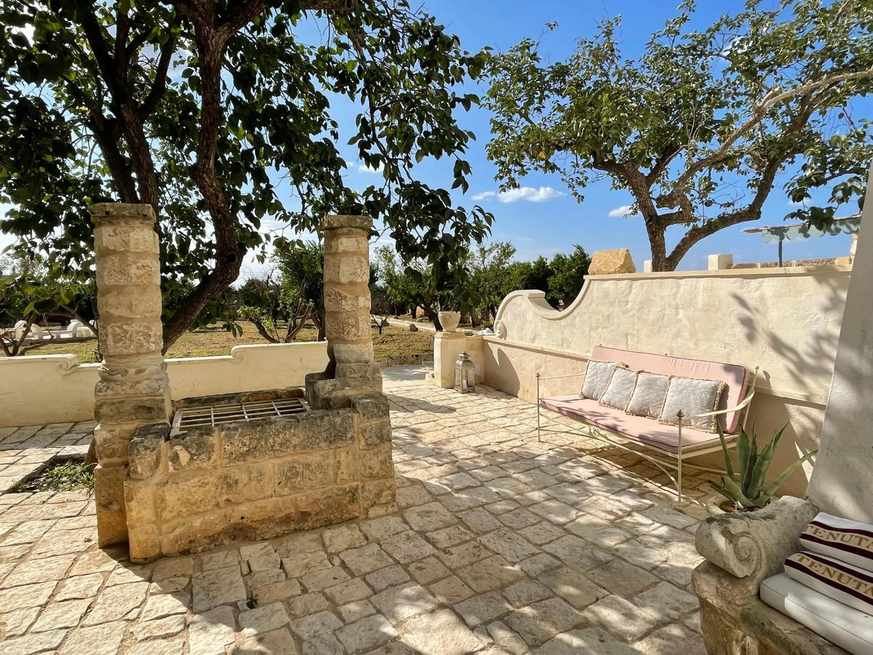Patio in Tenuta Mosè Charming House&Relais Gallipoli