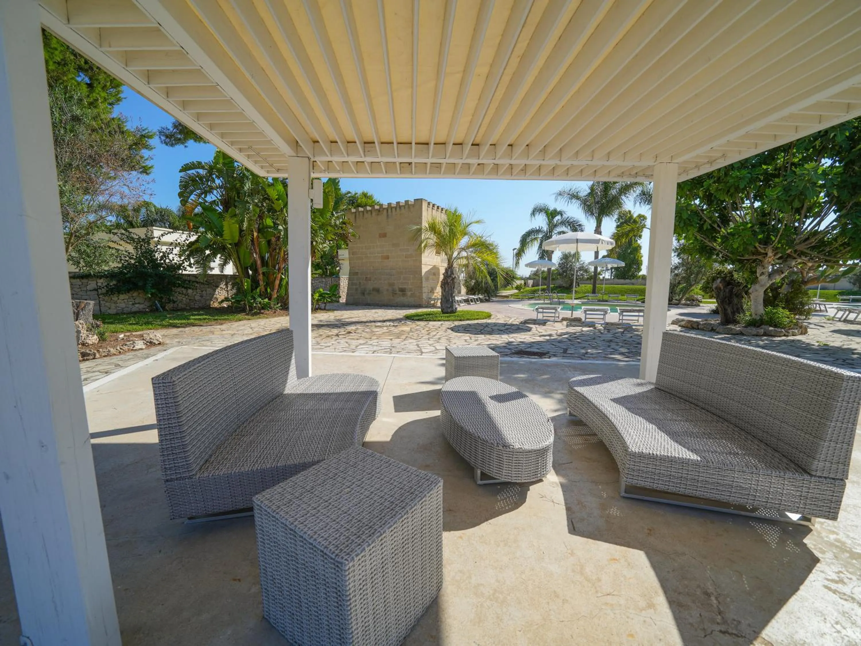 Patio in Resort Villa Hermosa