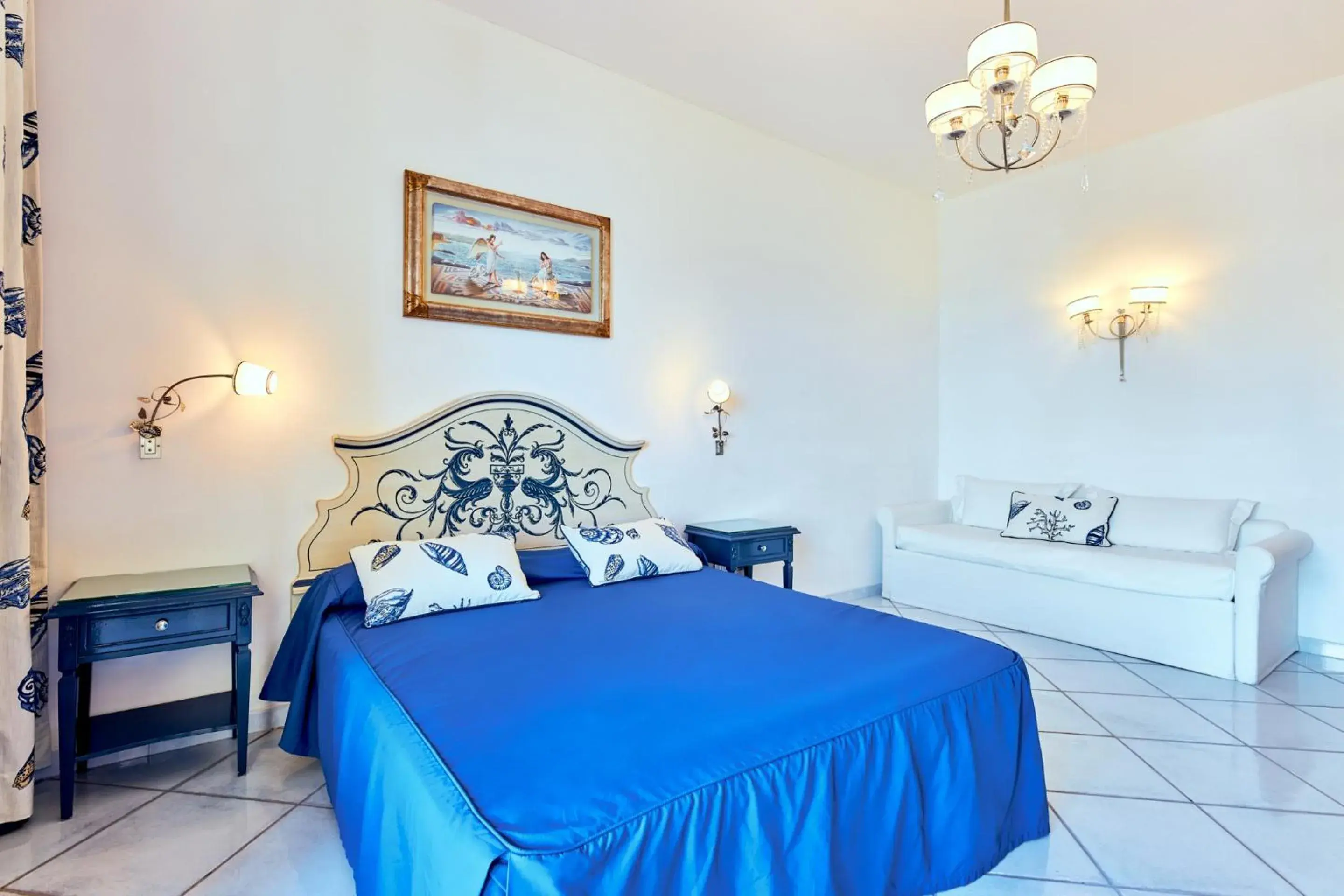 Deluxe Double Room with Sea View in Hotel Villa Sirio Deluxe Double Room with Sea View in Hotel Villa Sirio