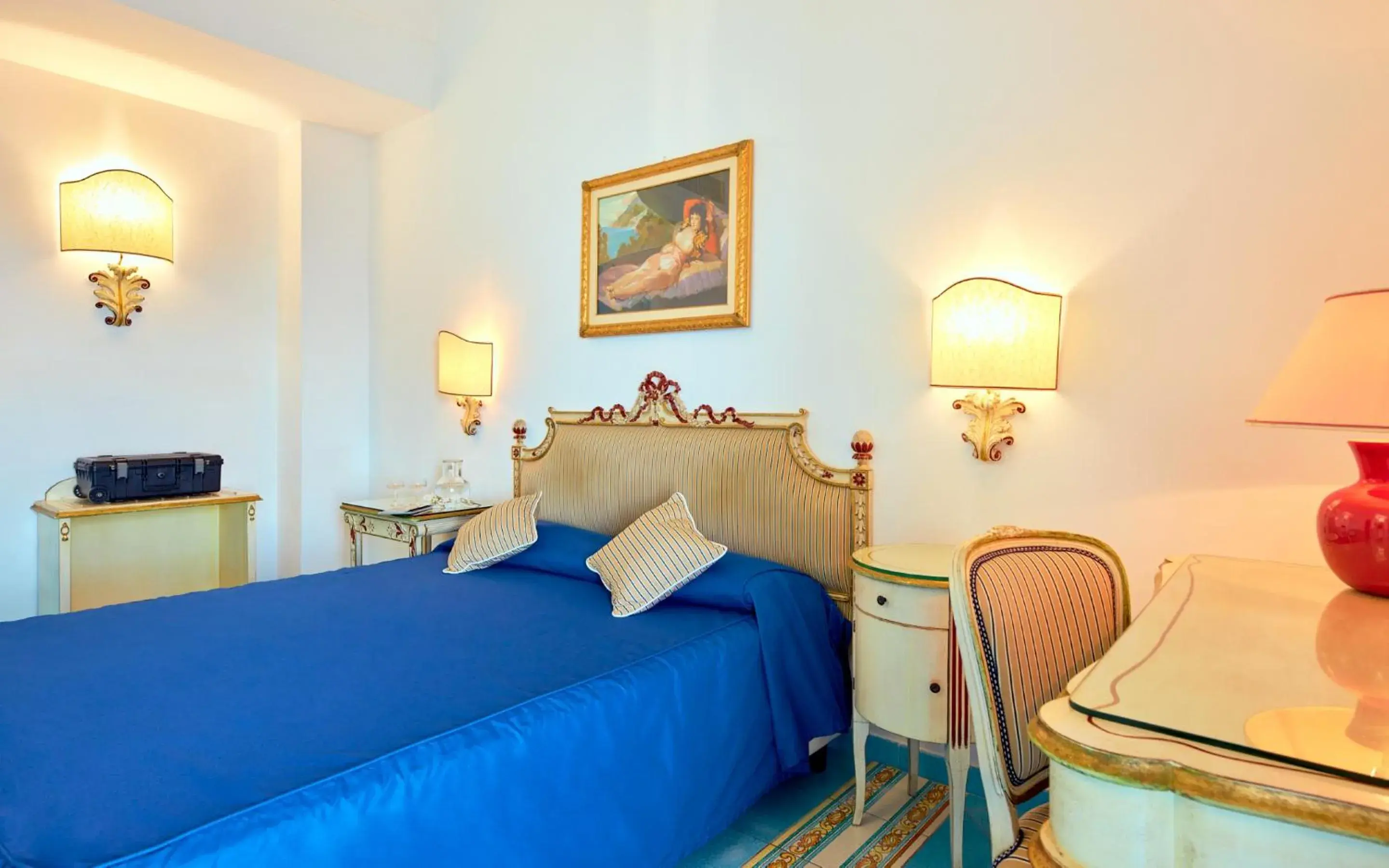 Superior Double Room with Balcony and Sea View in Hotel Villa Sirio Superior Double Room with Balcony and Sea View in Hotel Villa Sirio