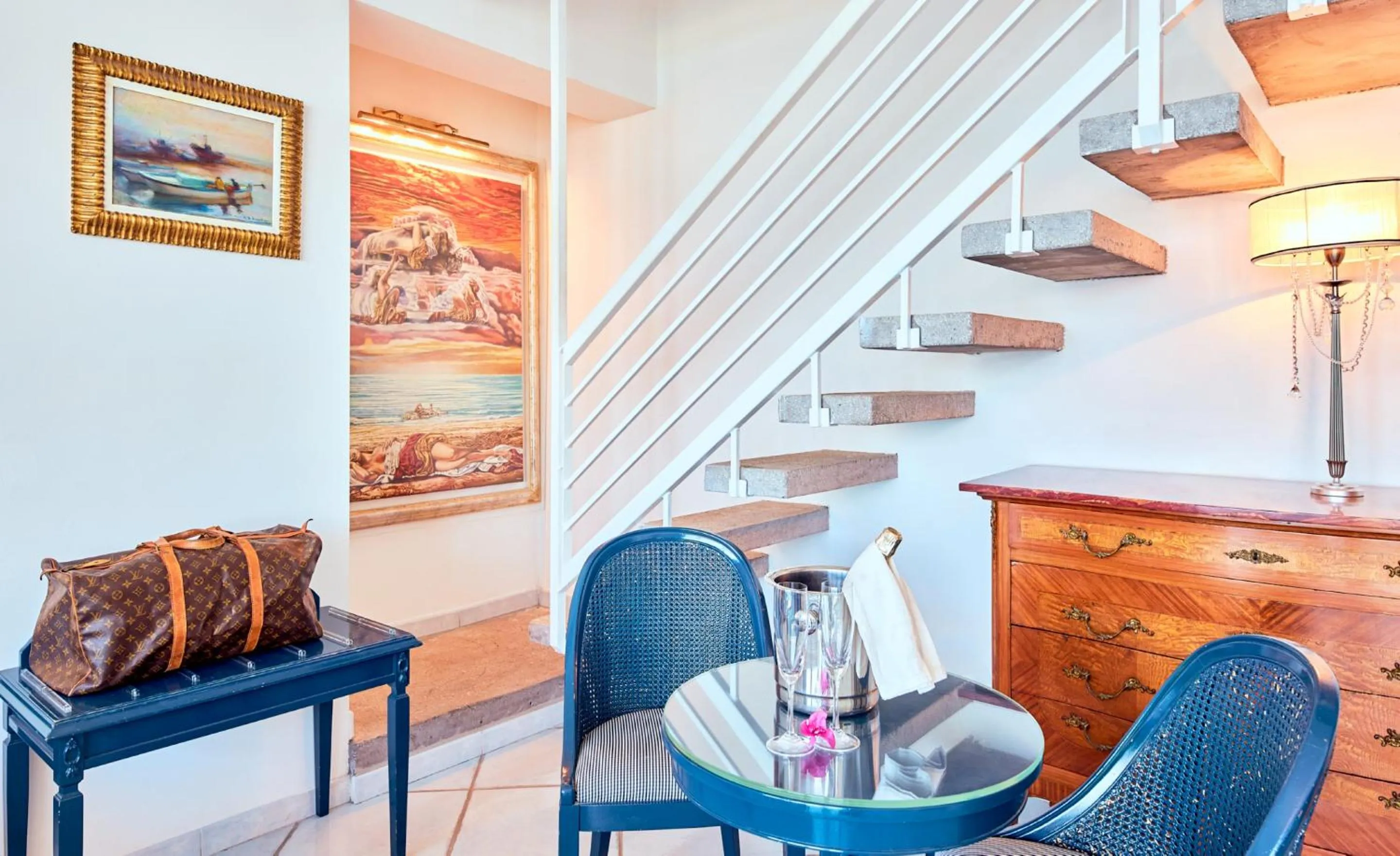 Living room in Hotel Villa Sirio