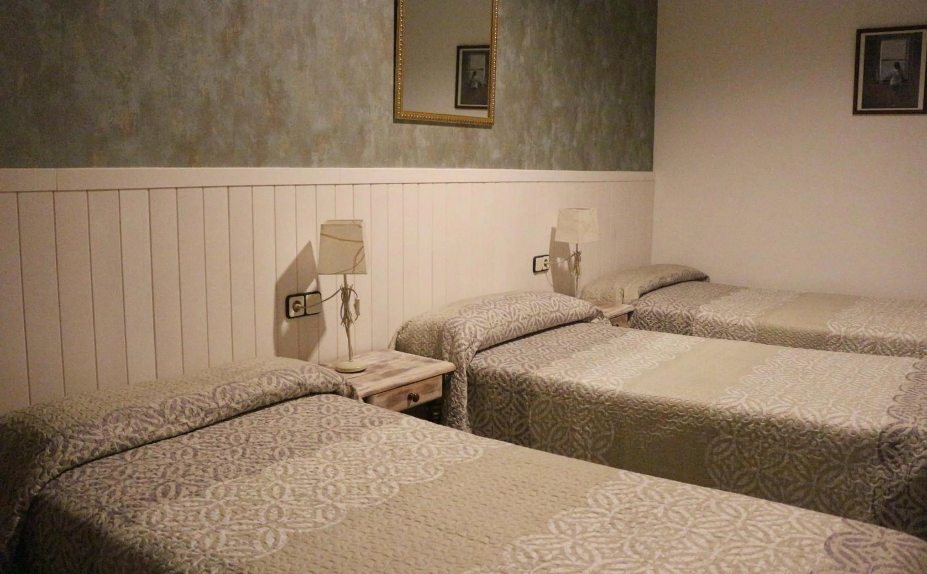 Decorative detail, Bed in Pensión San Isidro