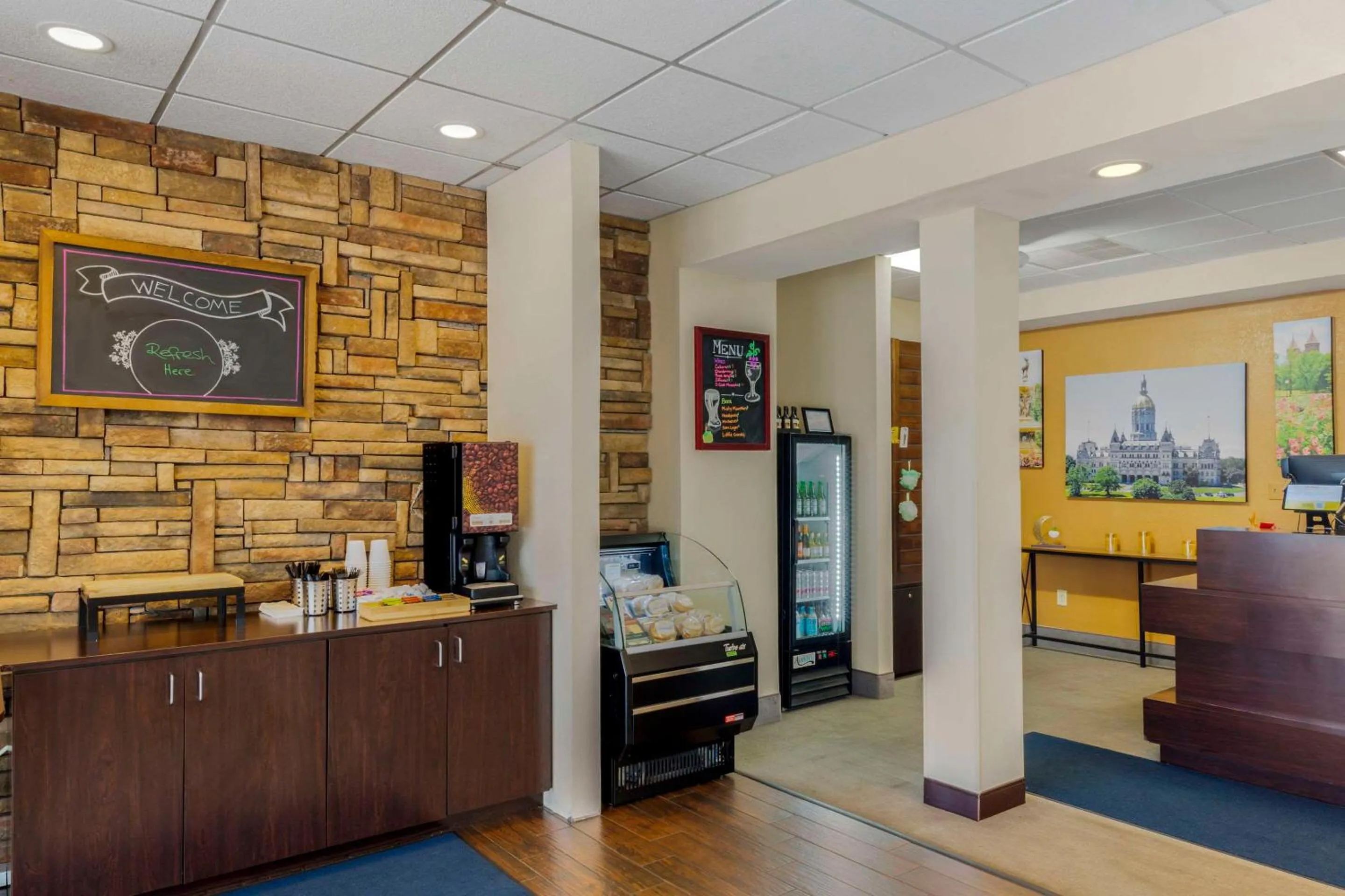 Lobby or reception in The Capitol Hotel