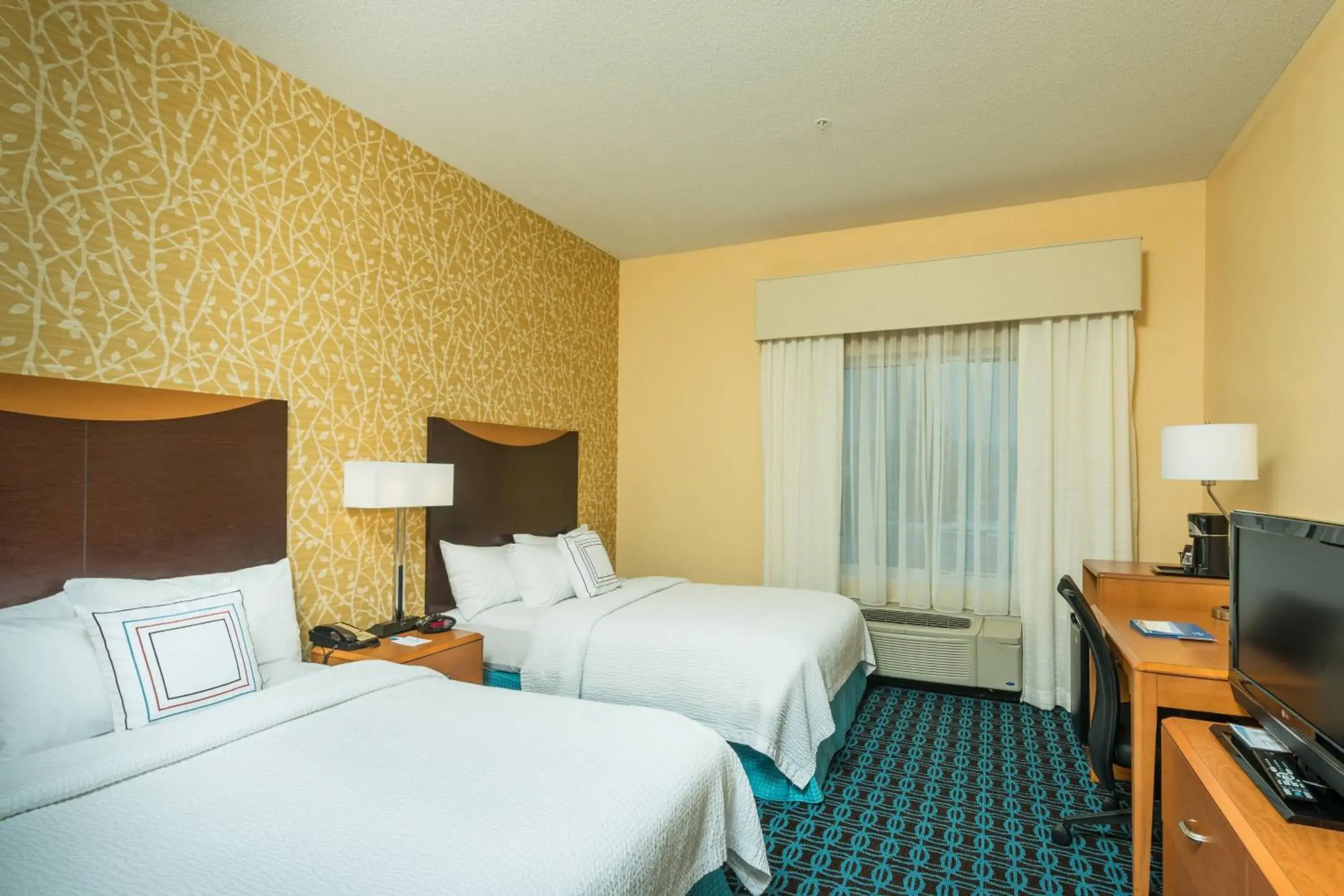 Double Room with Two Double Beds in Fairfield Inn and Suites by Marriott Augusta Double Room with Two Double Beds in Fairfield Inn and Suites by Marriott Augusta