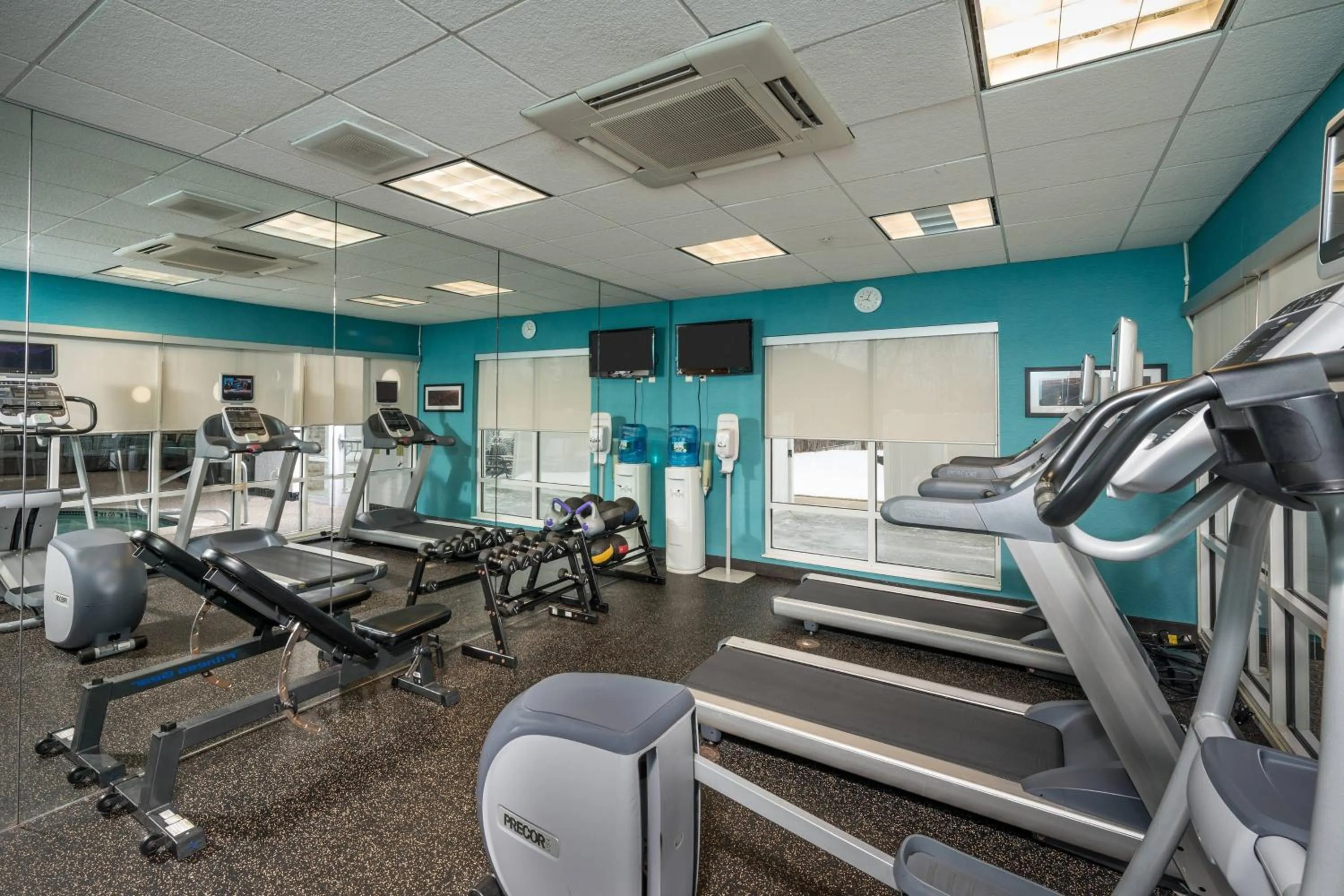 Fitness centre/facilities in Fairfield Inn and Suites by Marriott Augusta