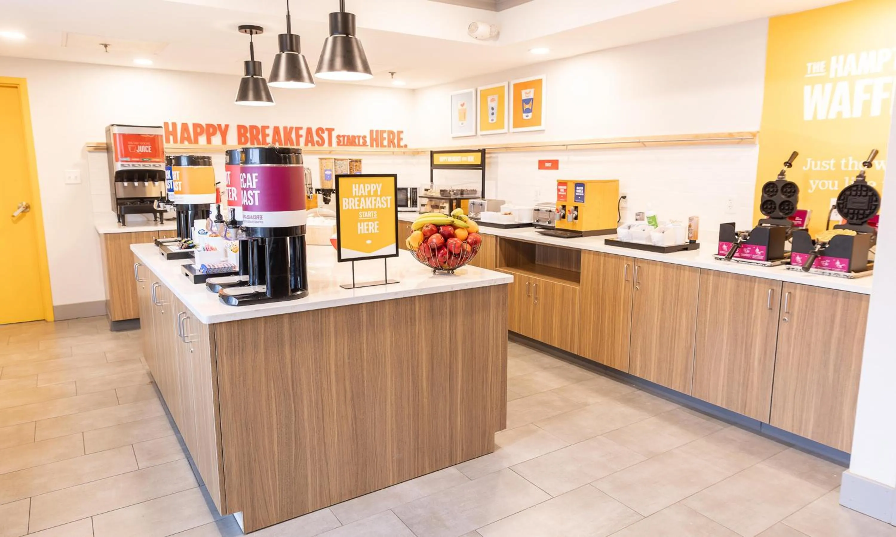 Breakfast in Hampton Inn Williamsport