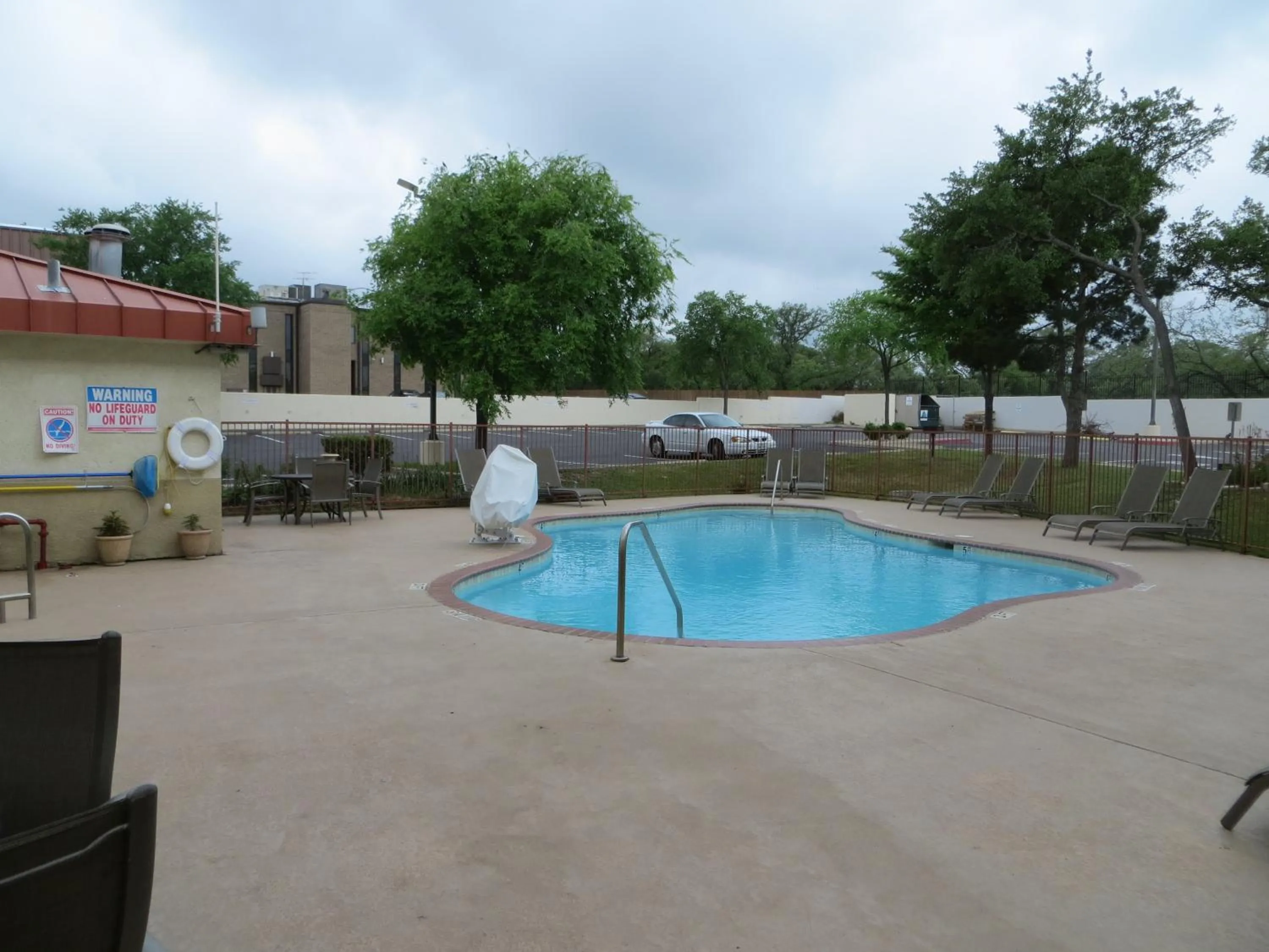 Swimming pool in Super 8 by Wyndham Austin North/University Area