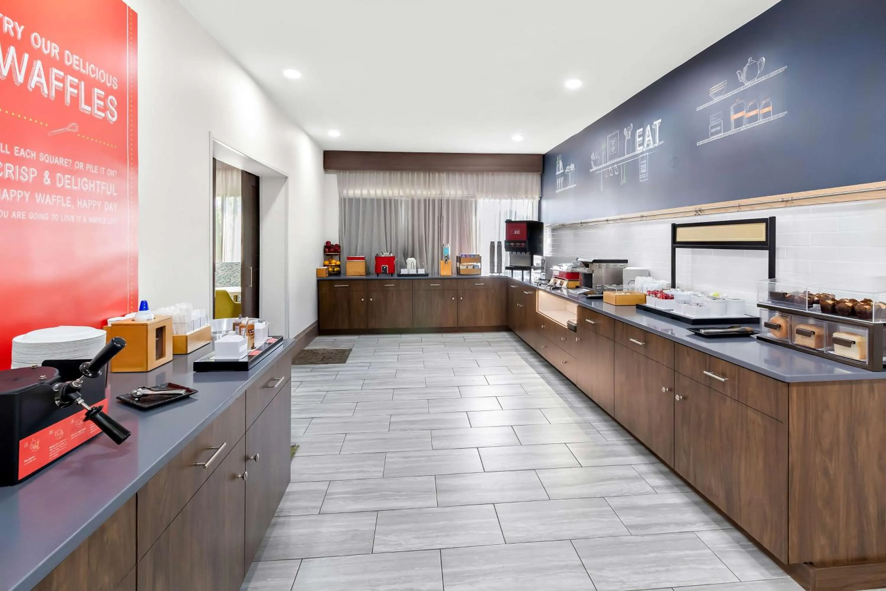 Breakfast in Hampton Inn Washington