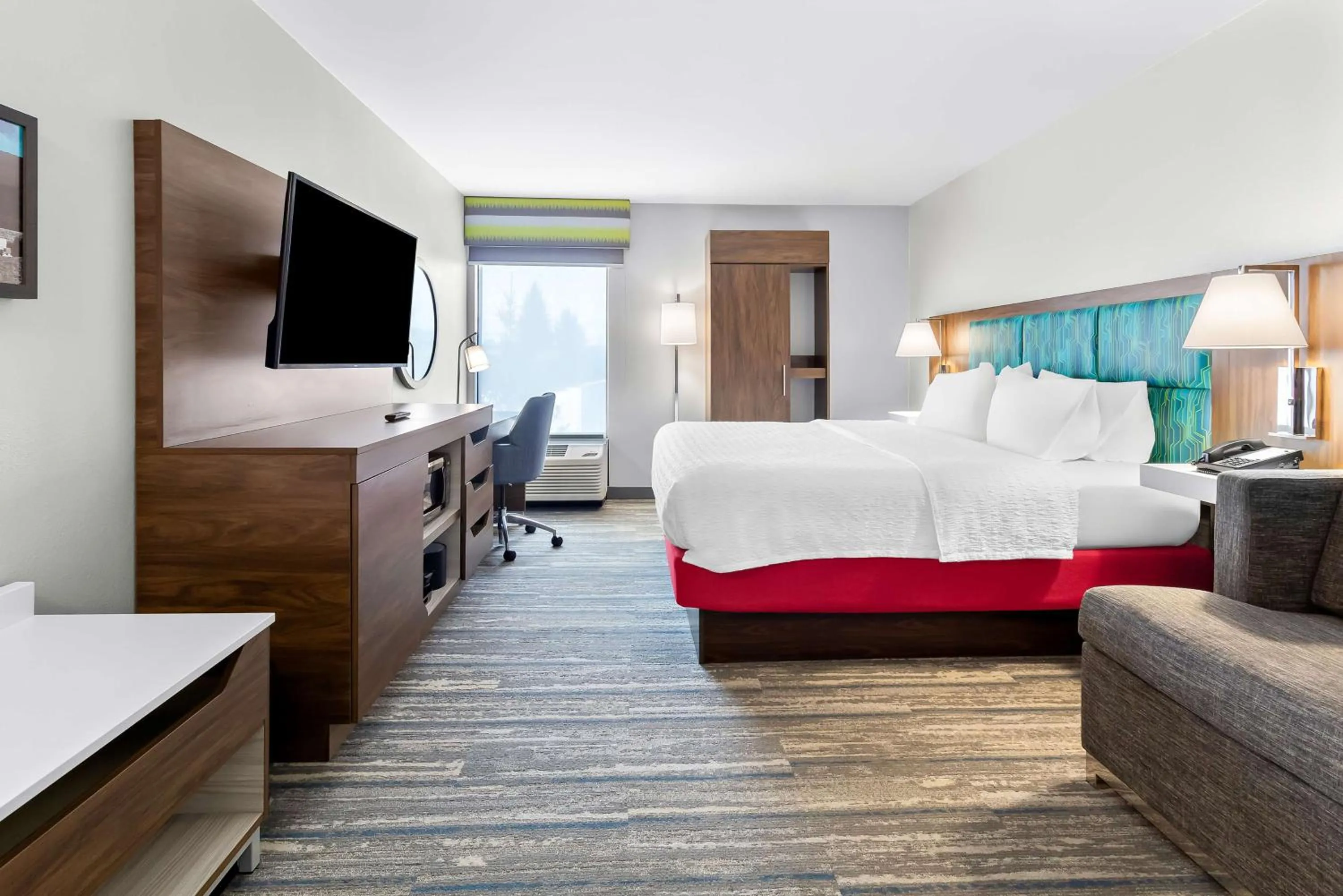 Bed in Hampton Inn Washington