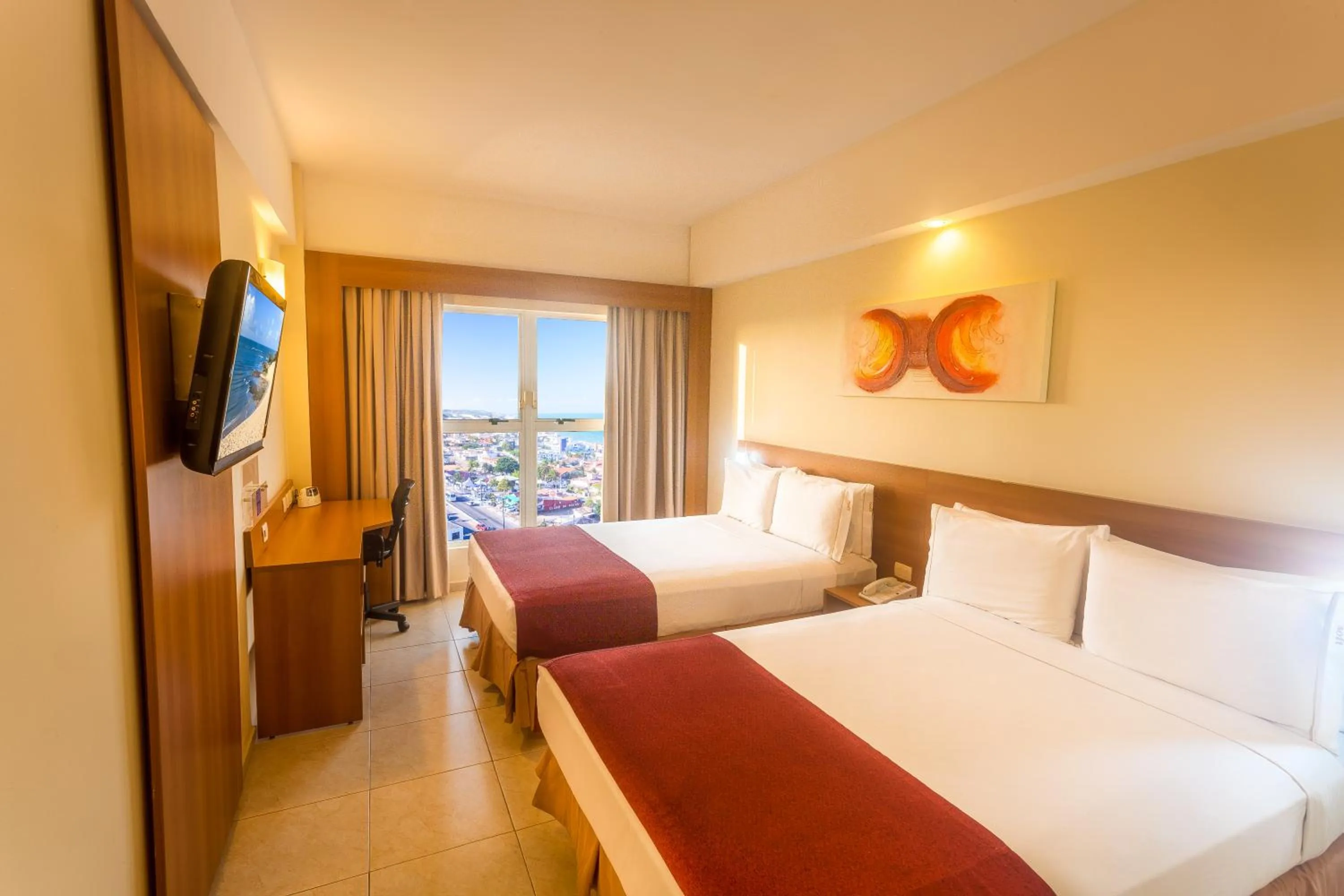 Bed in Praiamar Express Hotel