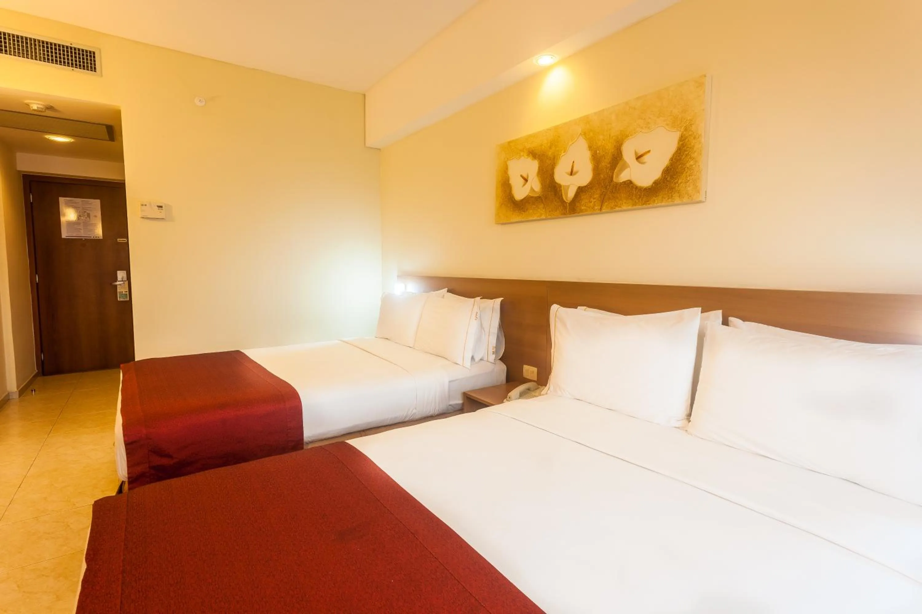 Bed in Praiamar Express Hotel