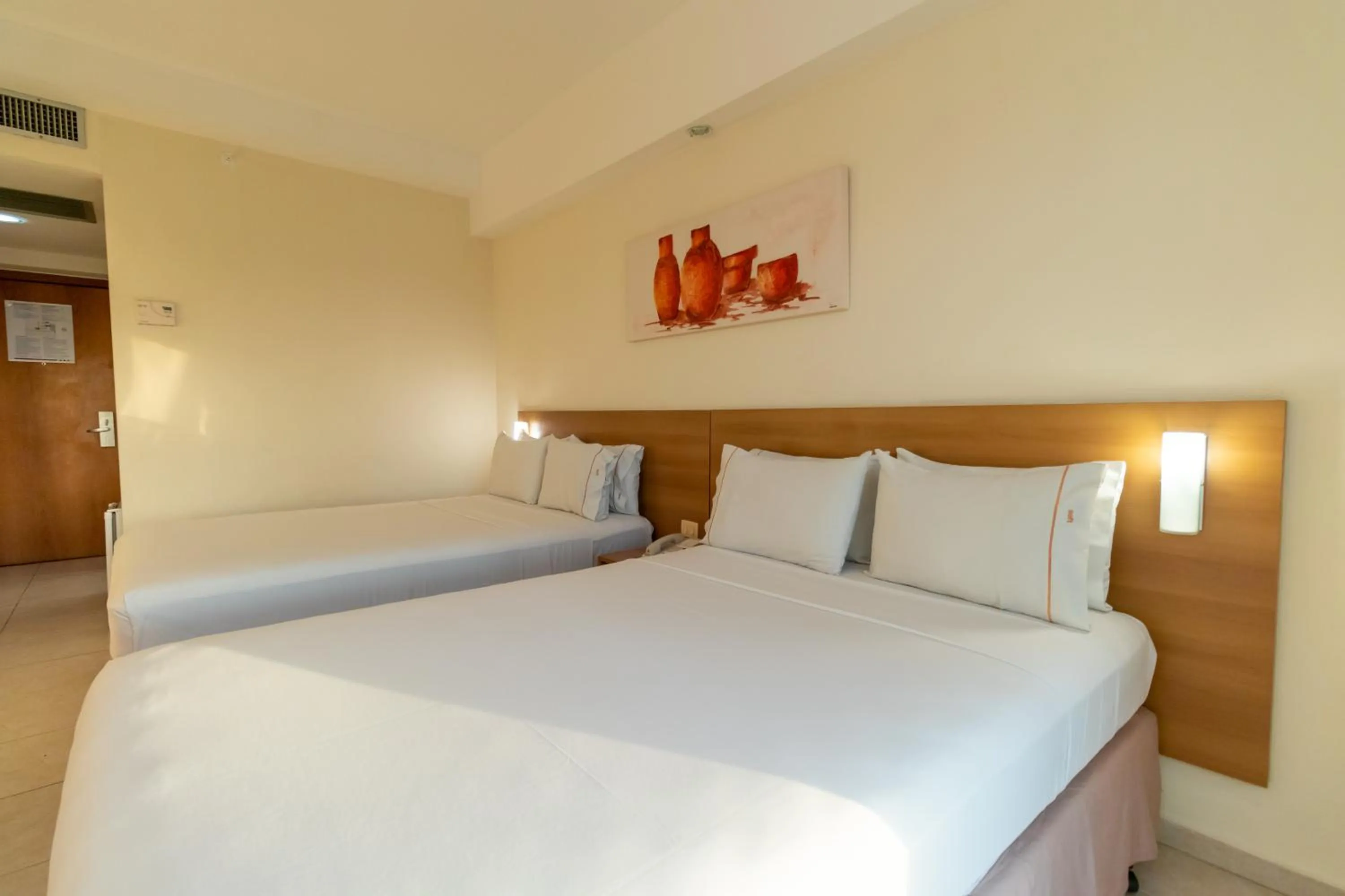 Bed in Praiamar Express Hotel