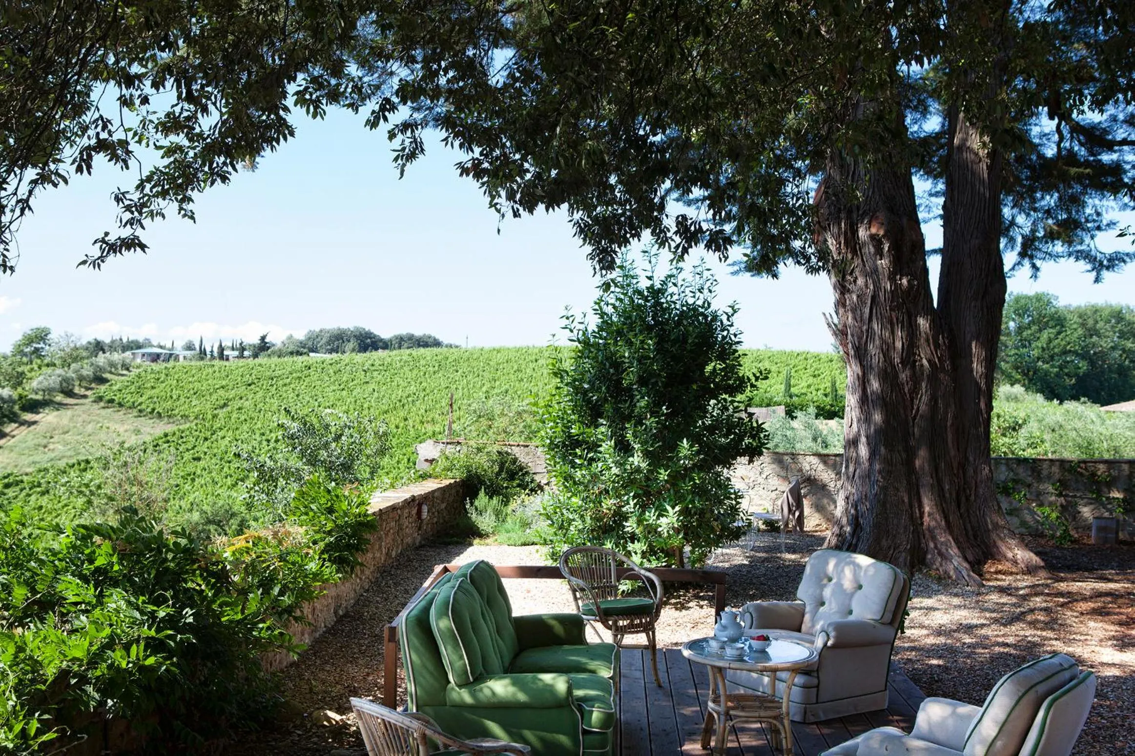 Garden in Villa Fillinelle