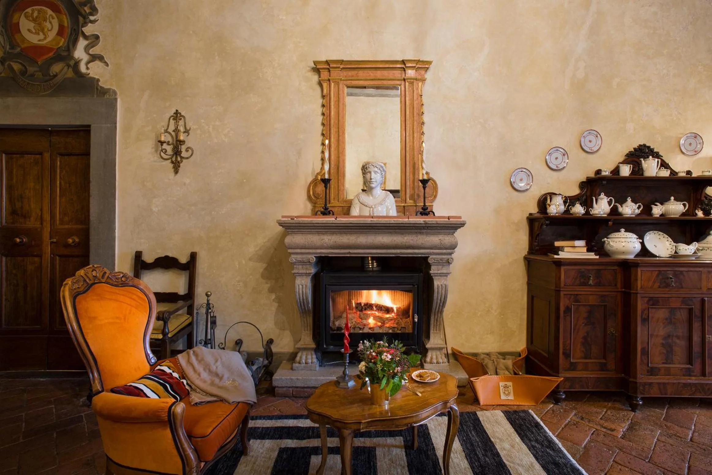 Living room in Villa Fillinelle