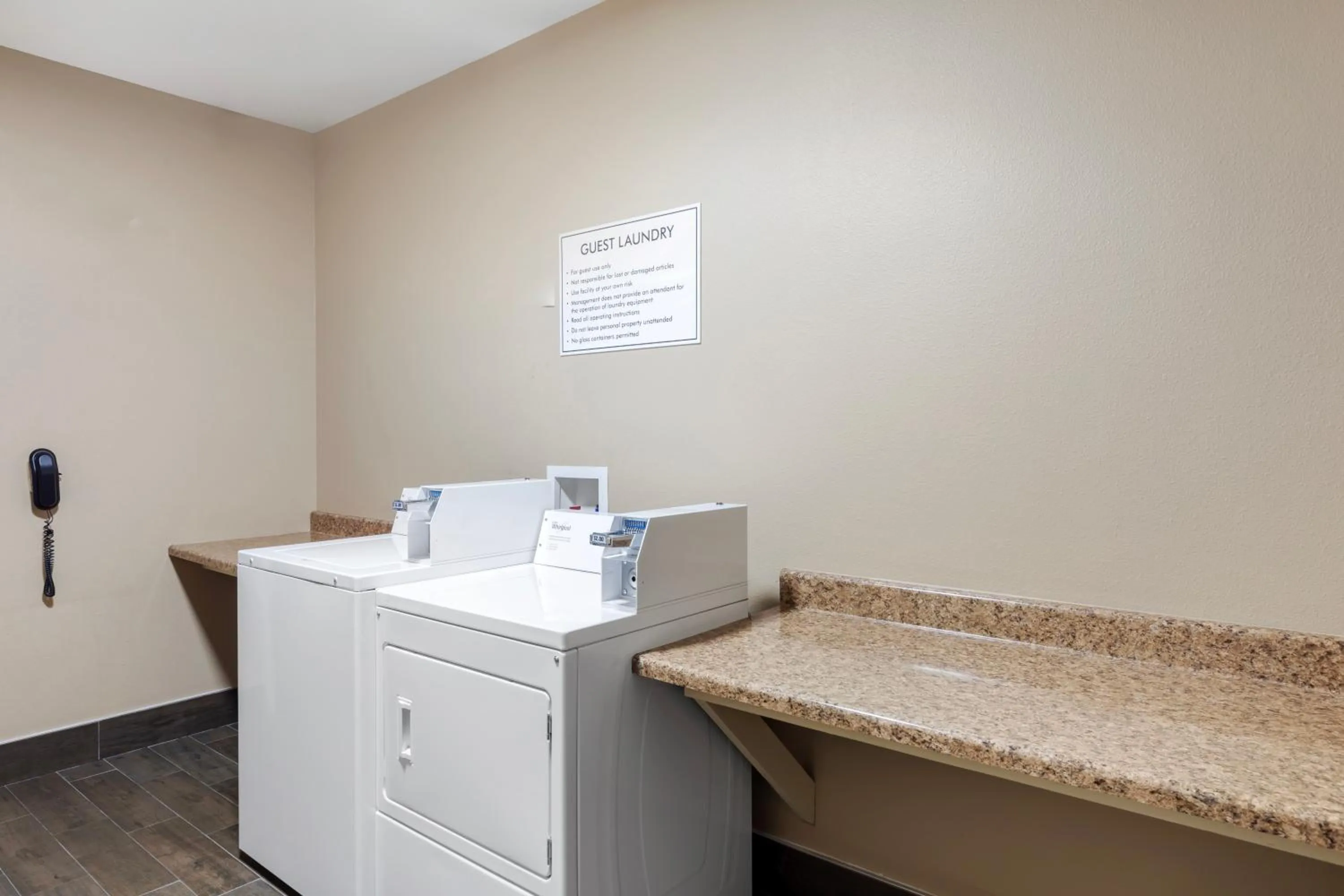 laundry in Comfort Inn & Suites Temple - Medical Center