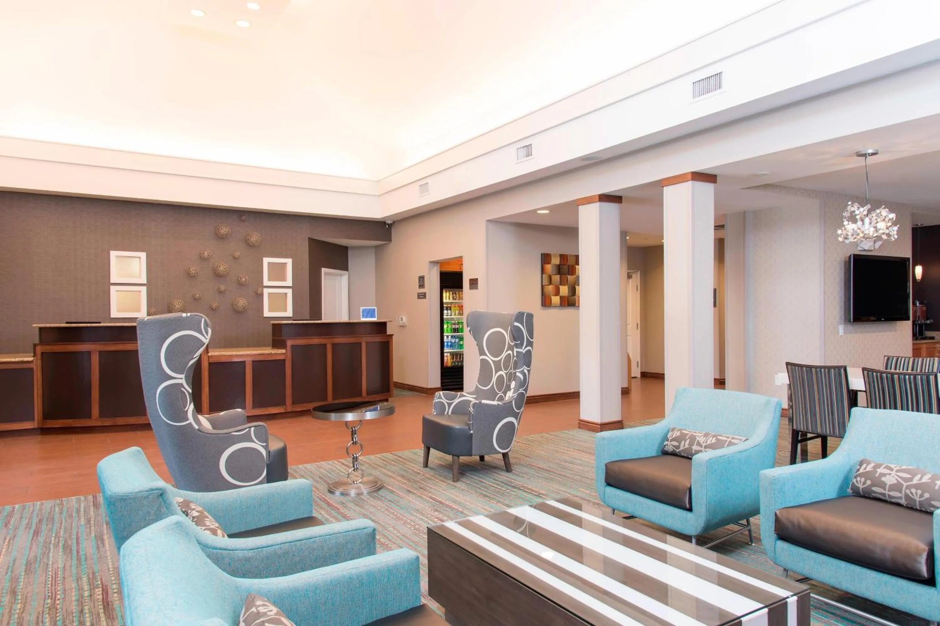 Lobby or reception in Residence Inn Moline Quad Cities