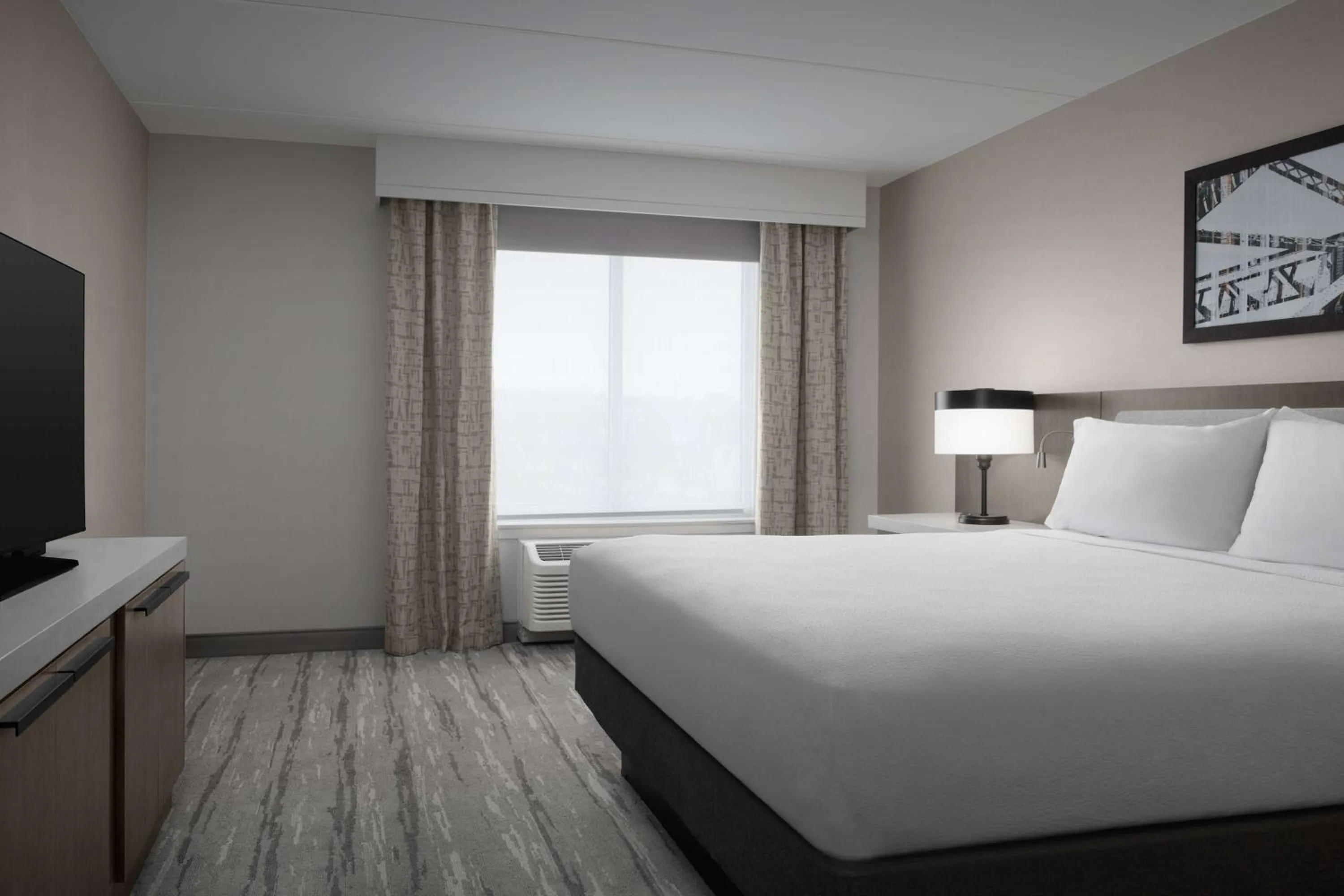 Bed in Hilton Garden Inn West Lafayette Wabash Landing