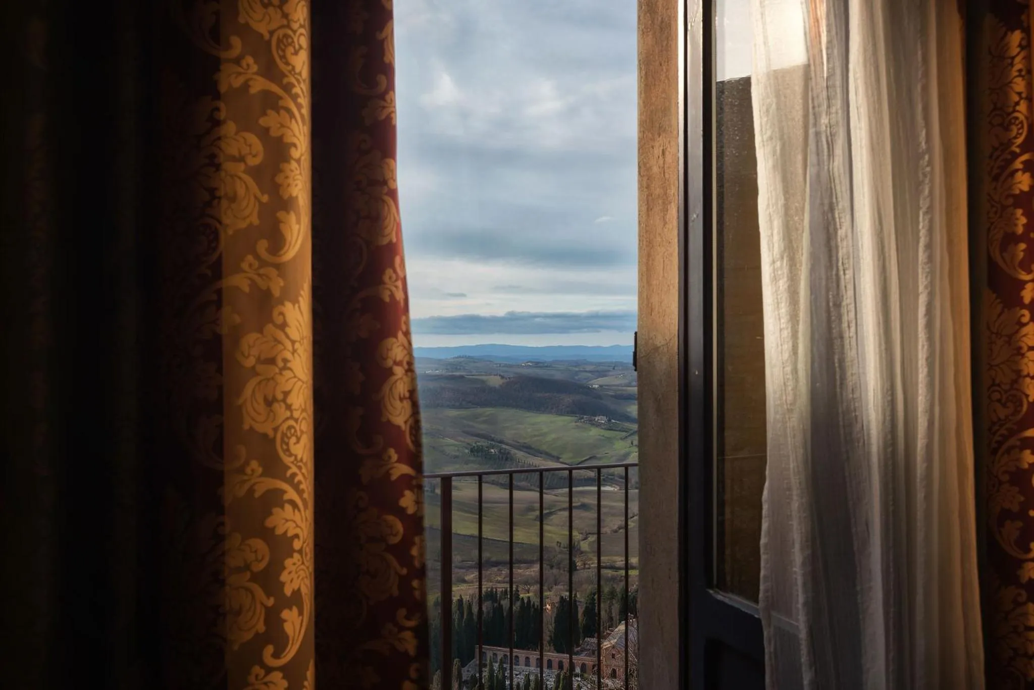 Balcony/Terrace in Bellarmino Boutique Apartments, Montepulciano