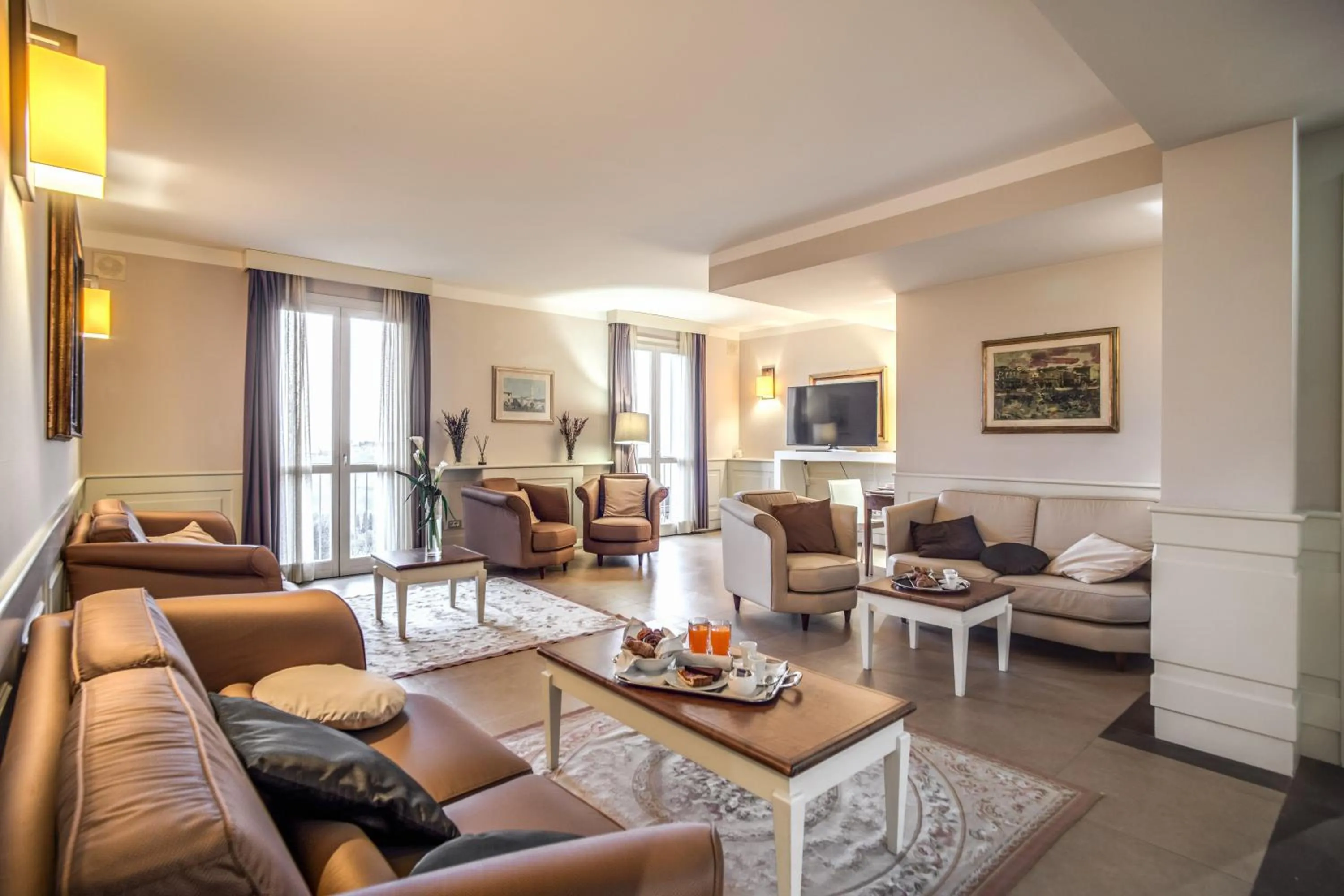 Living room in Villa Giorgia Albergo in Collina